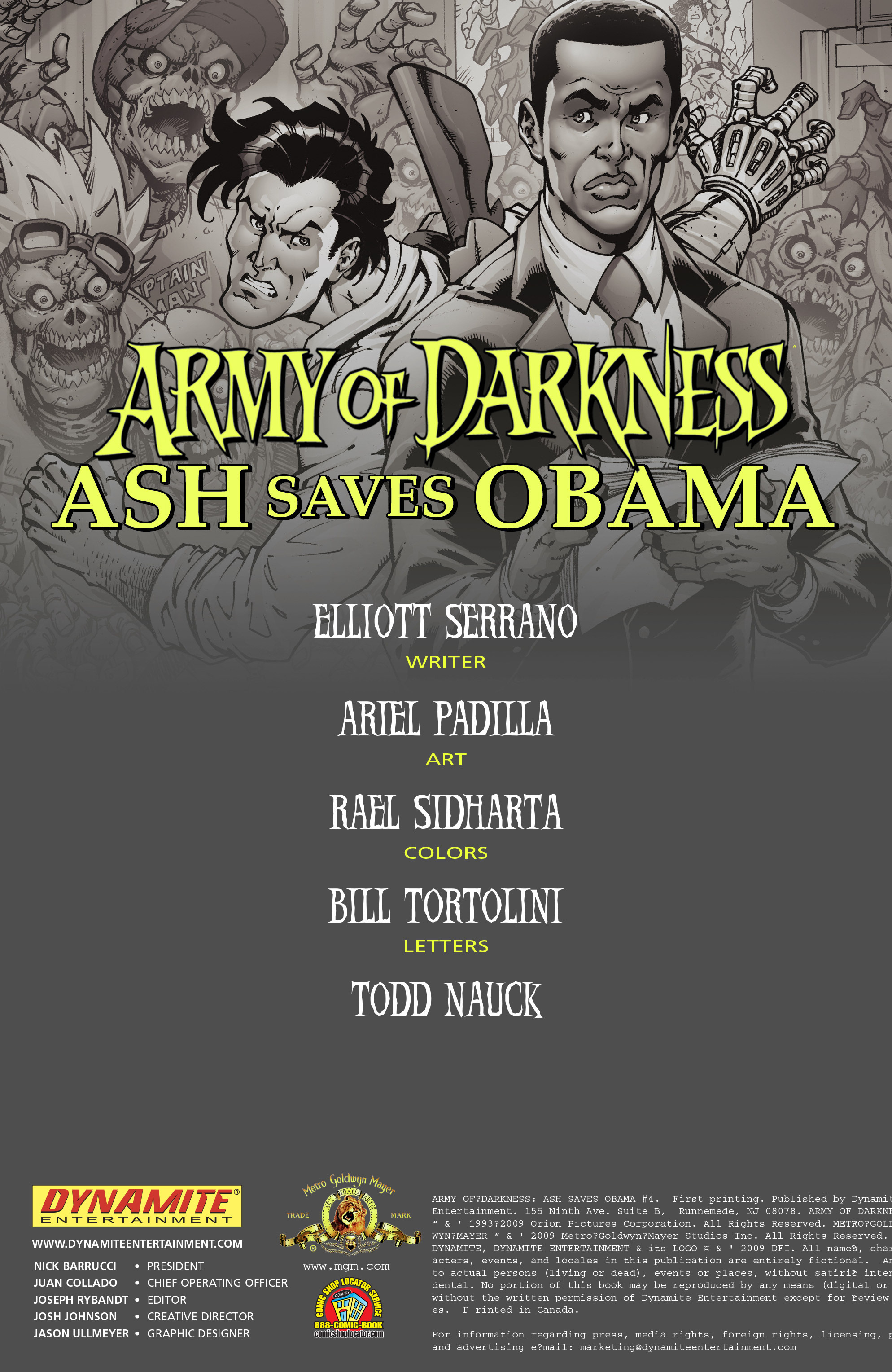 Read online Army of Darkness: Ash Saves Obama comic -  Issue #4 - 2