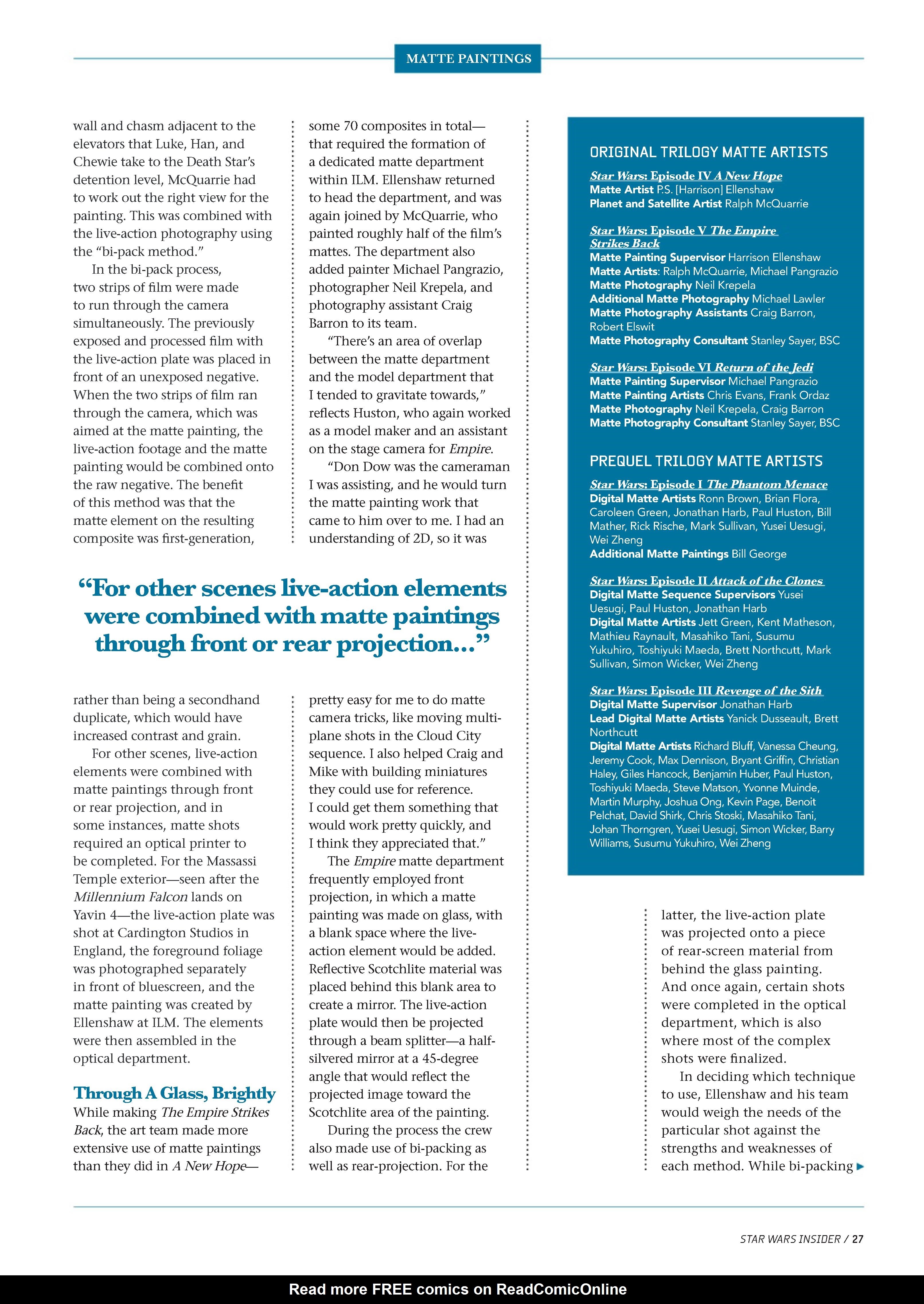 Read online Star Wars Insider 2020 Special Edition comic -  Issue # TPB - 27