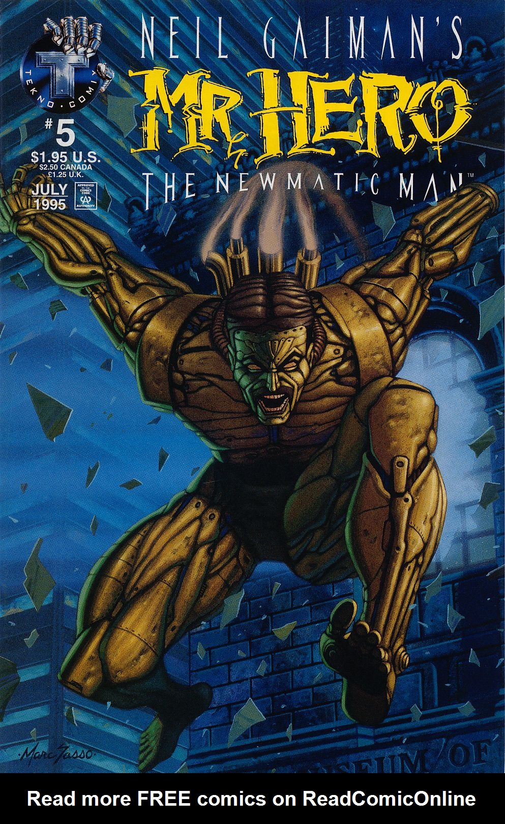Read online Neil Gaiman's Mr. Hero - The Newmatic Man (1995) comic -  Issue #5 - 1