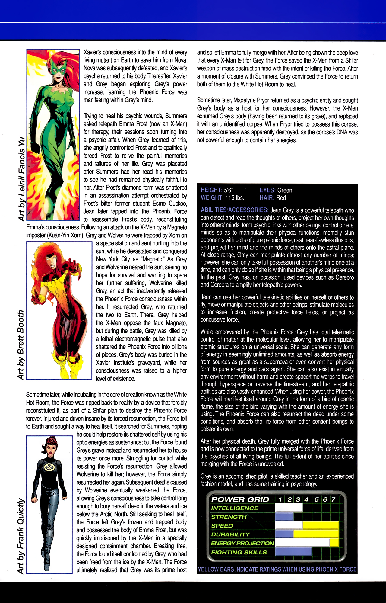 Read online X-Men: Phoenix Force Handbook comic -  Issue # Full - 49