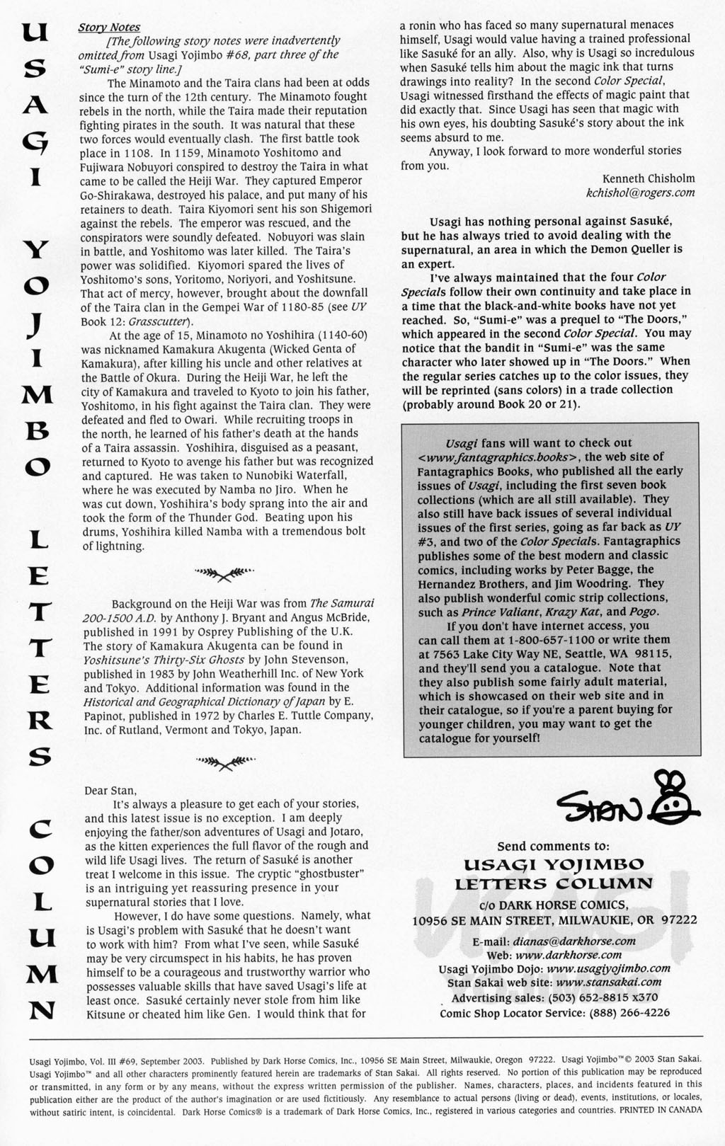 Read online Usagi Yojimbo (1996) comic -  Issue #69 - 26