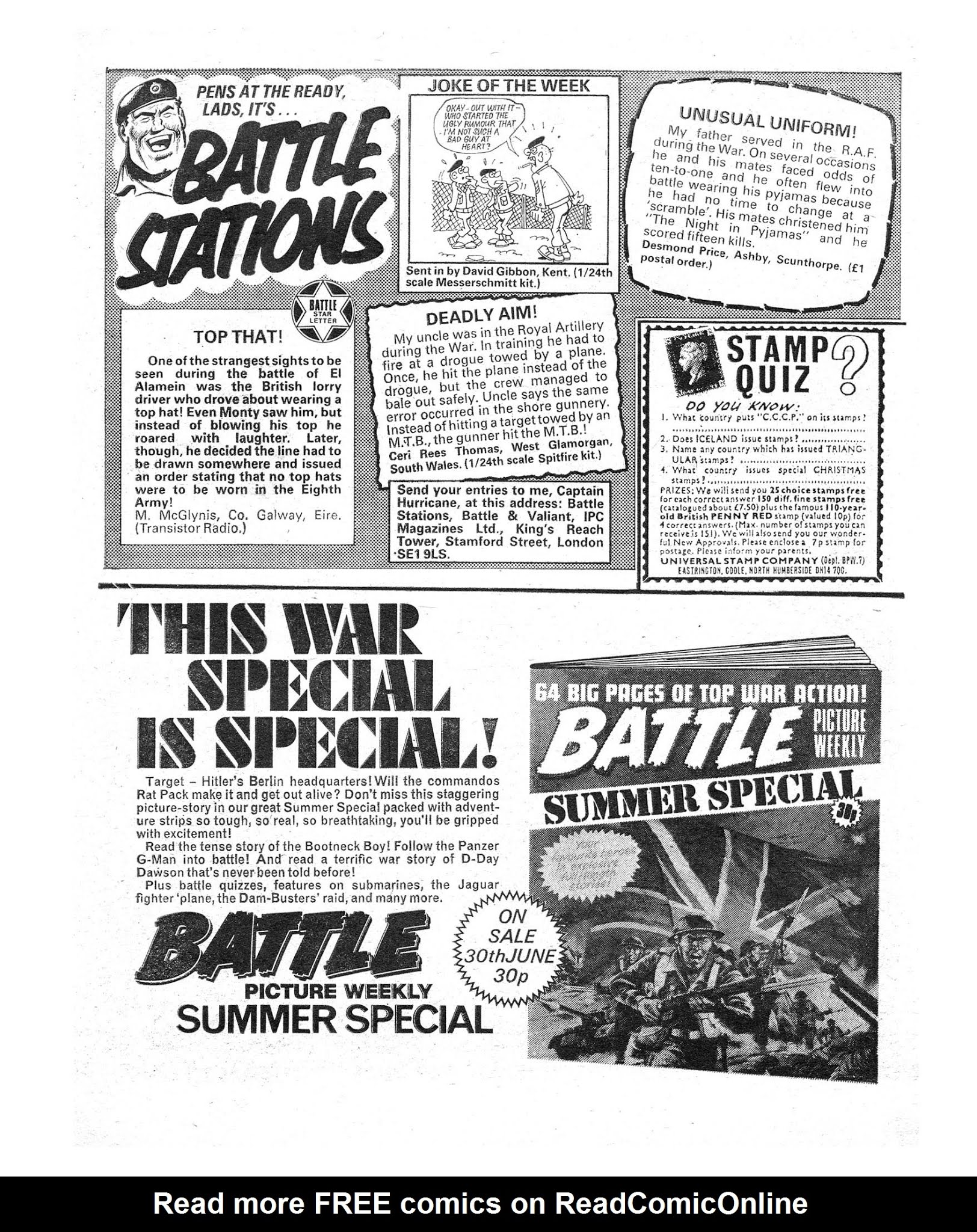 Read online Battle Picture Weekly comic -  Issue #125 - 13