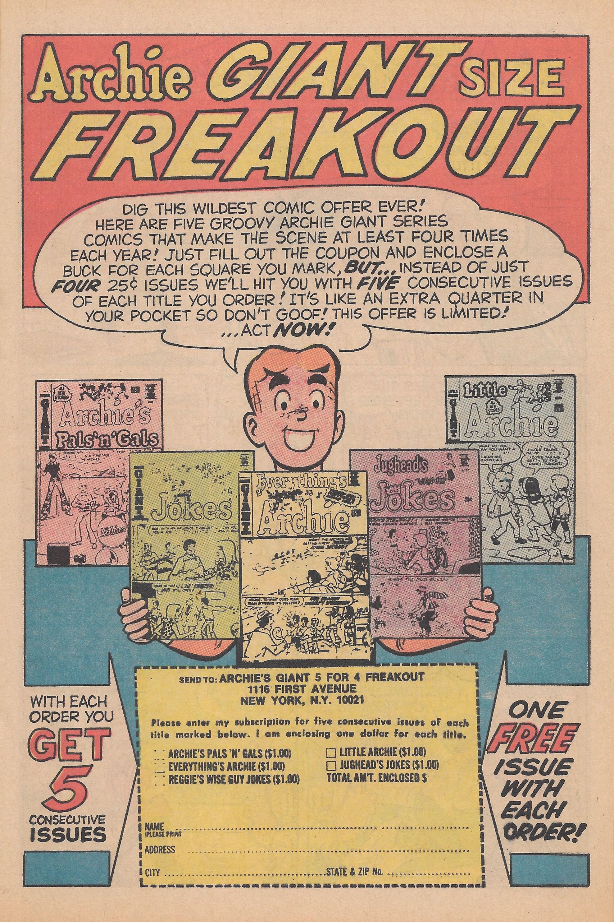 Read online The Adventures of Little Archie comic -  Issue #60 - 56