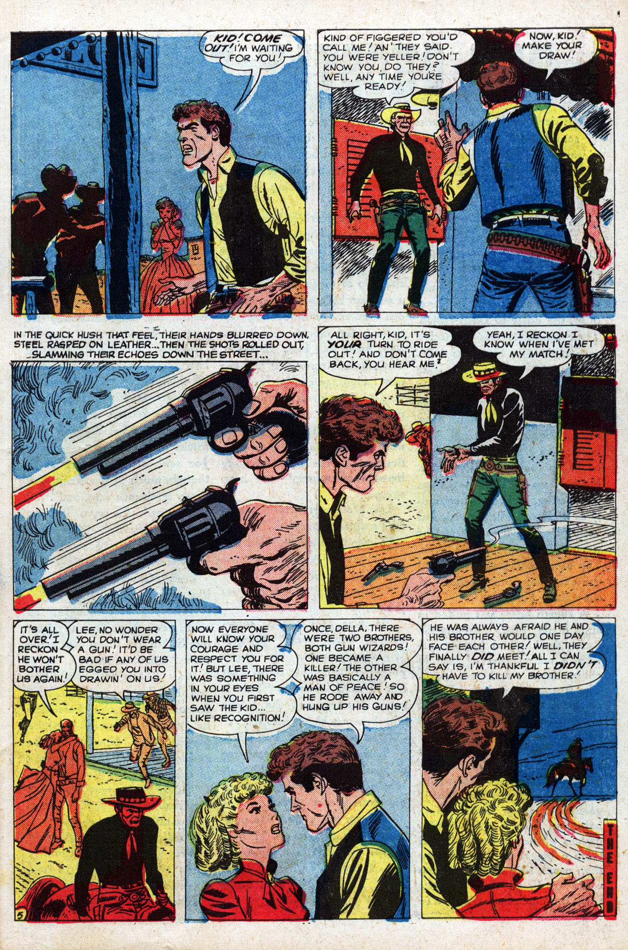Read online Six-Gun Western comic -  Issue #4 - 7