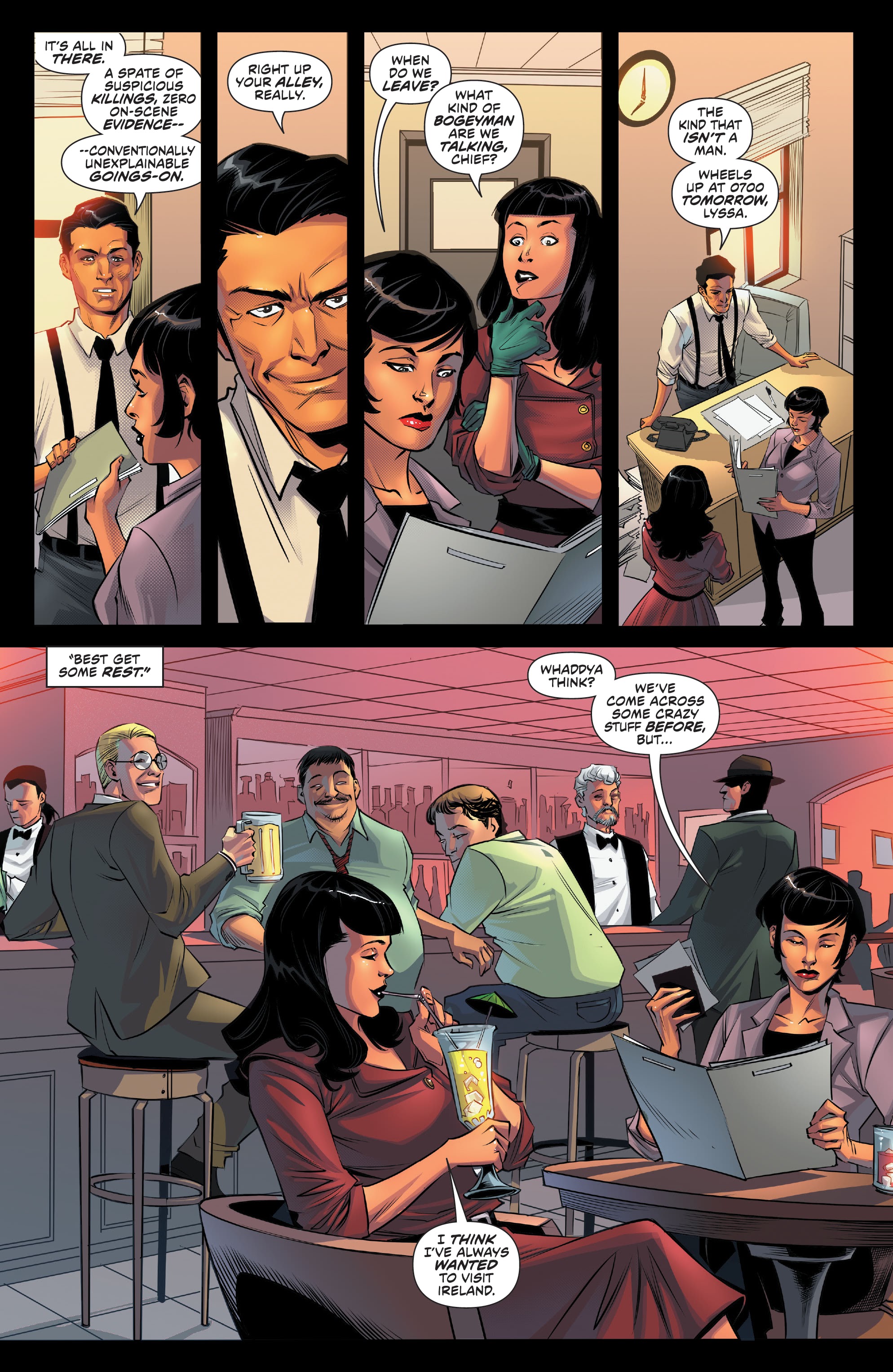 Read online Bettie Page & The Curse of the Banshee comic -  Issue #1 - 12