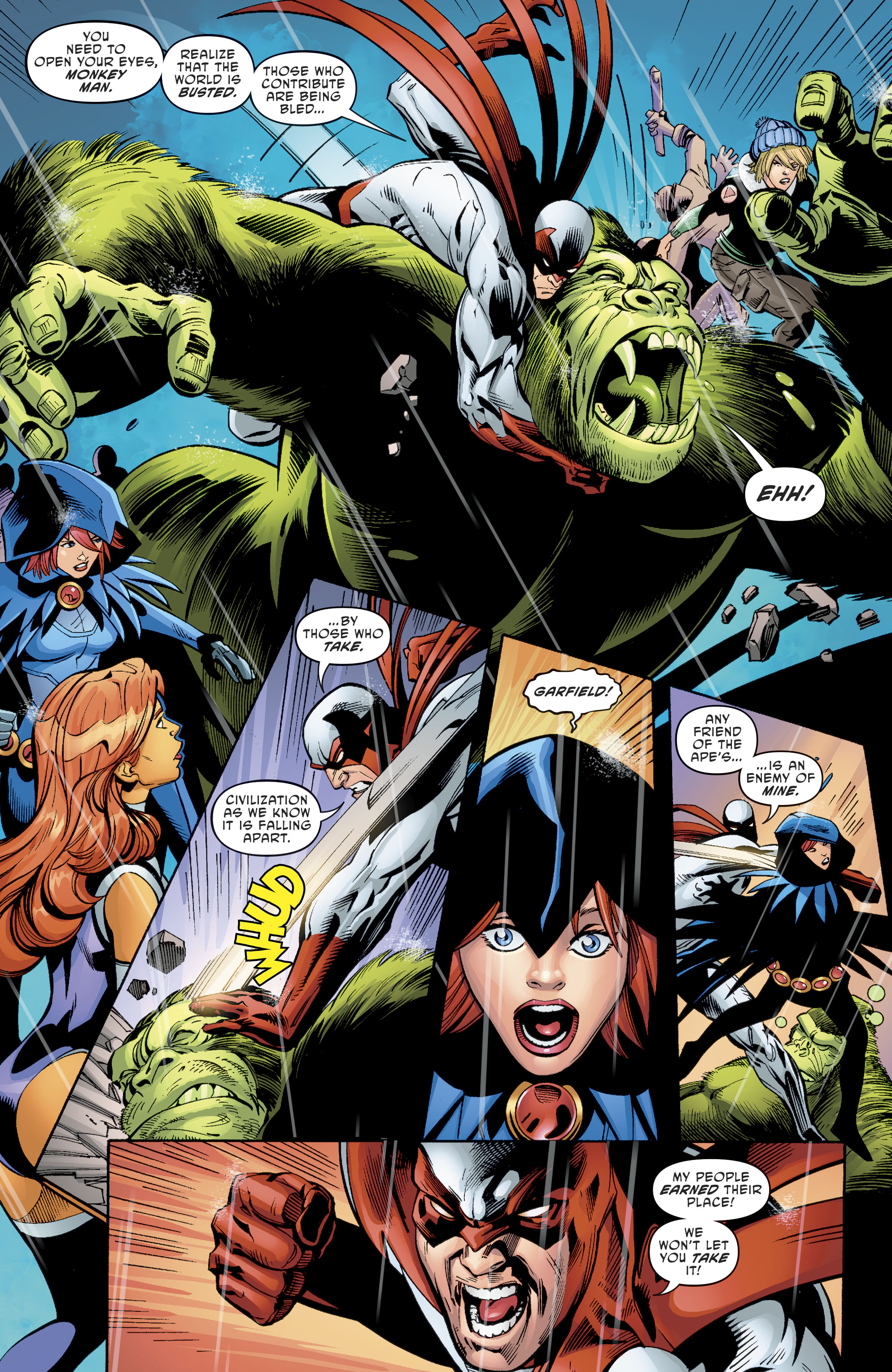 Read online Titans: Burning Rage comic -  Issue #5 - 9