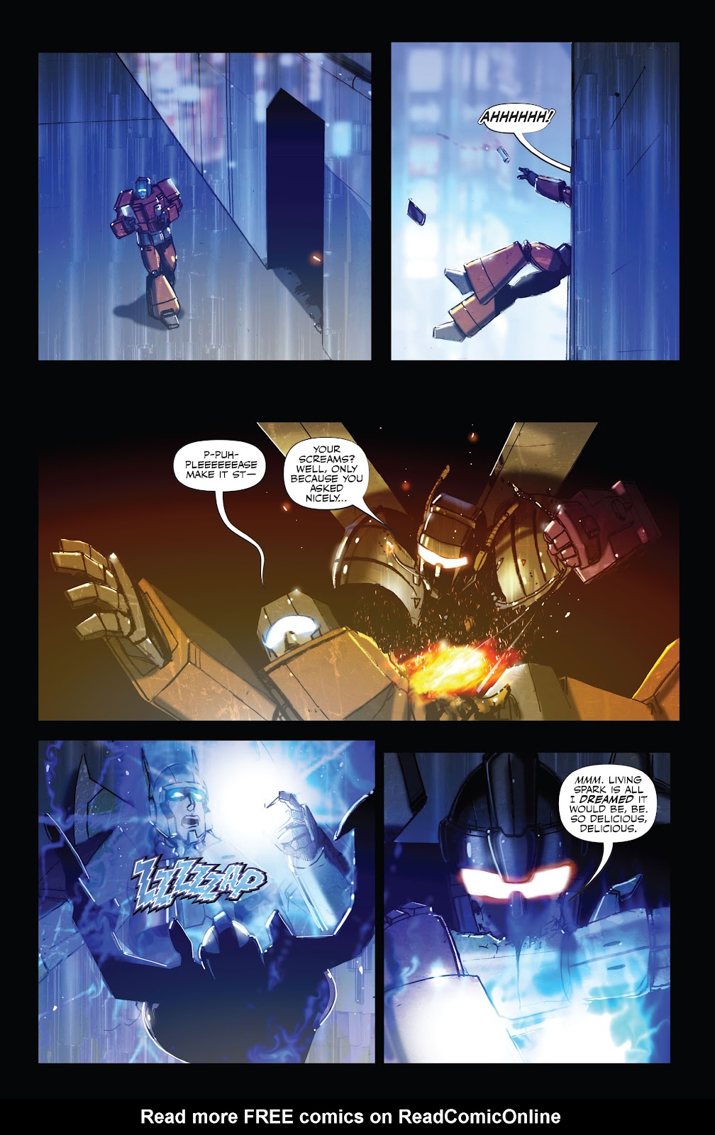 Read online Transformers Galaxies comic Issue 4