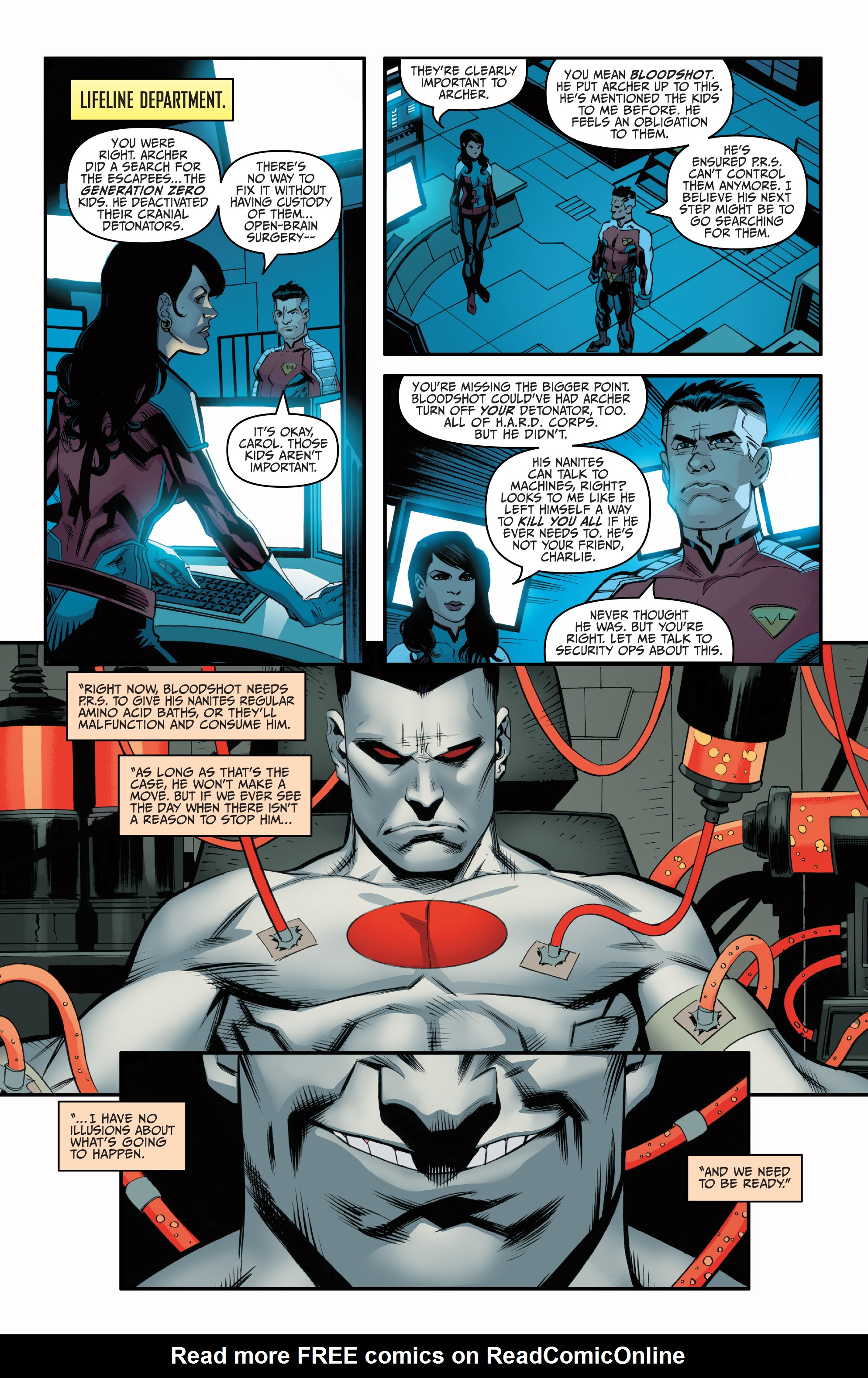 Read online Bloodshot and H.A.R.D.Corps comic -  Issue #21 - 22