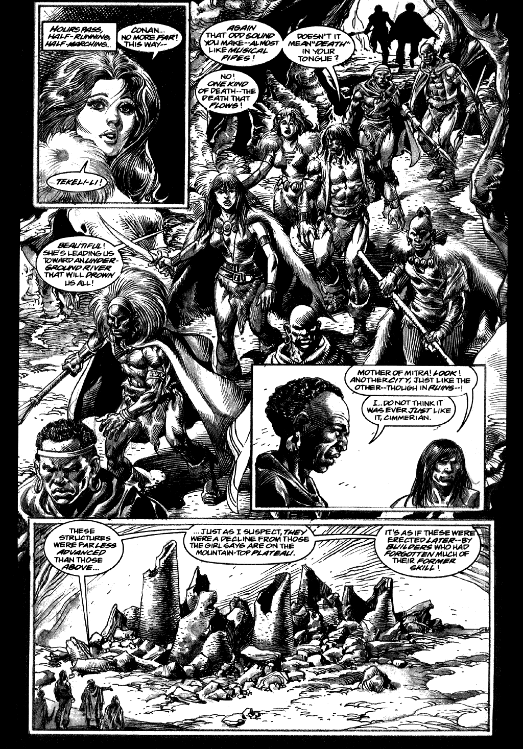 Read online Conan the Savage comic -  Issue #4 - 37