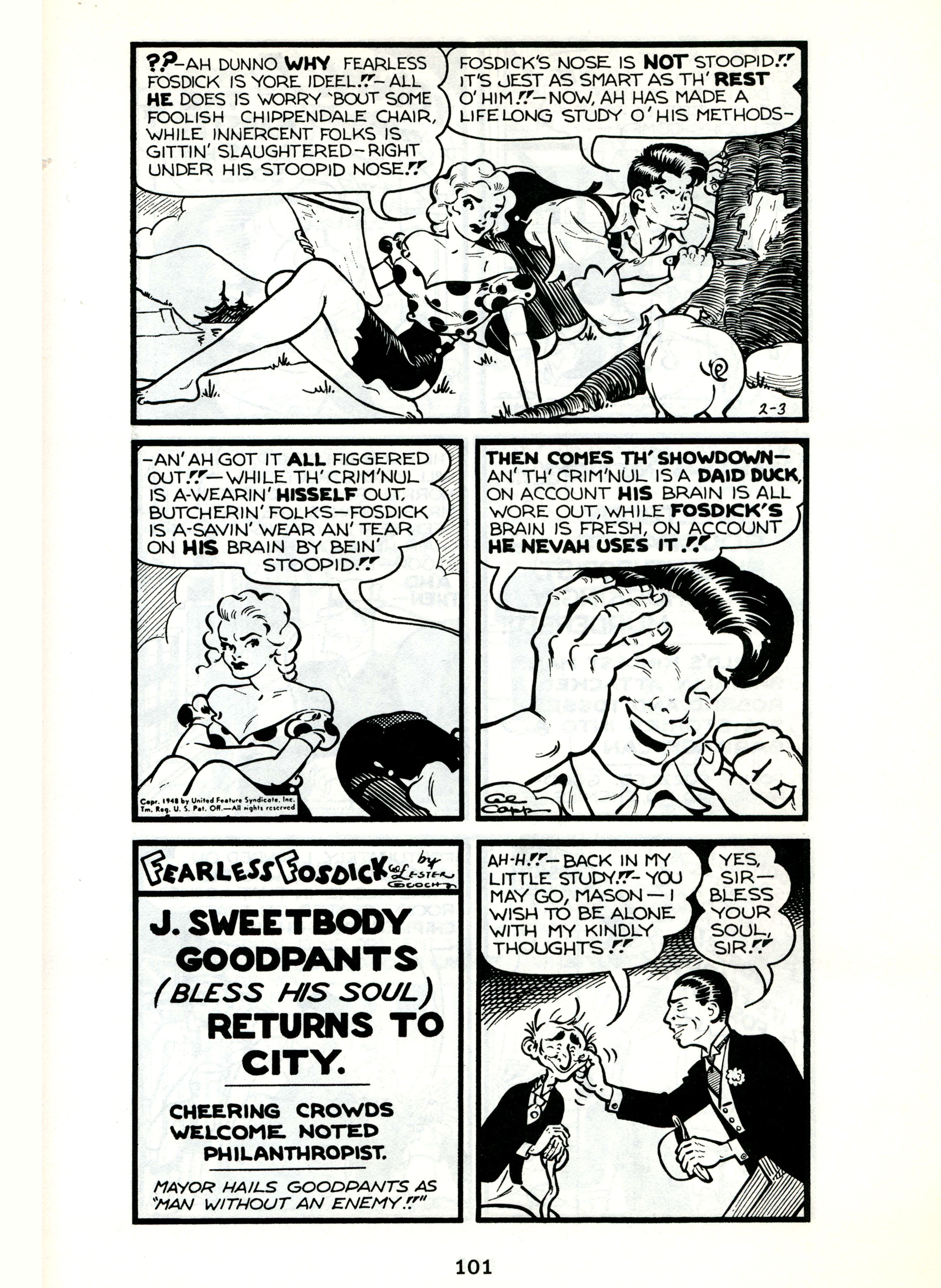Read online Fearless Fosdick comic -  Issue # TPB - 102