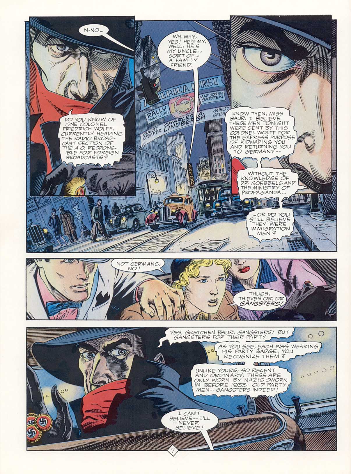 Read online Marvel Graphic Novel comic -  Issue #34 - The Shadow - Hitler's Astrologer - 12