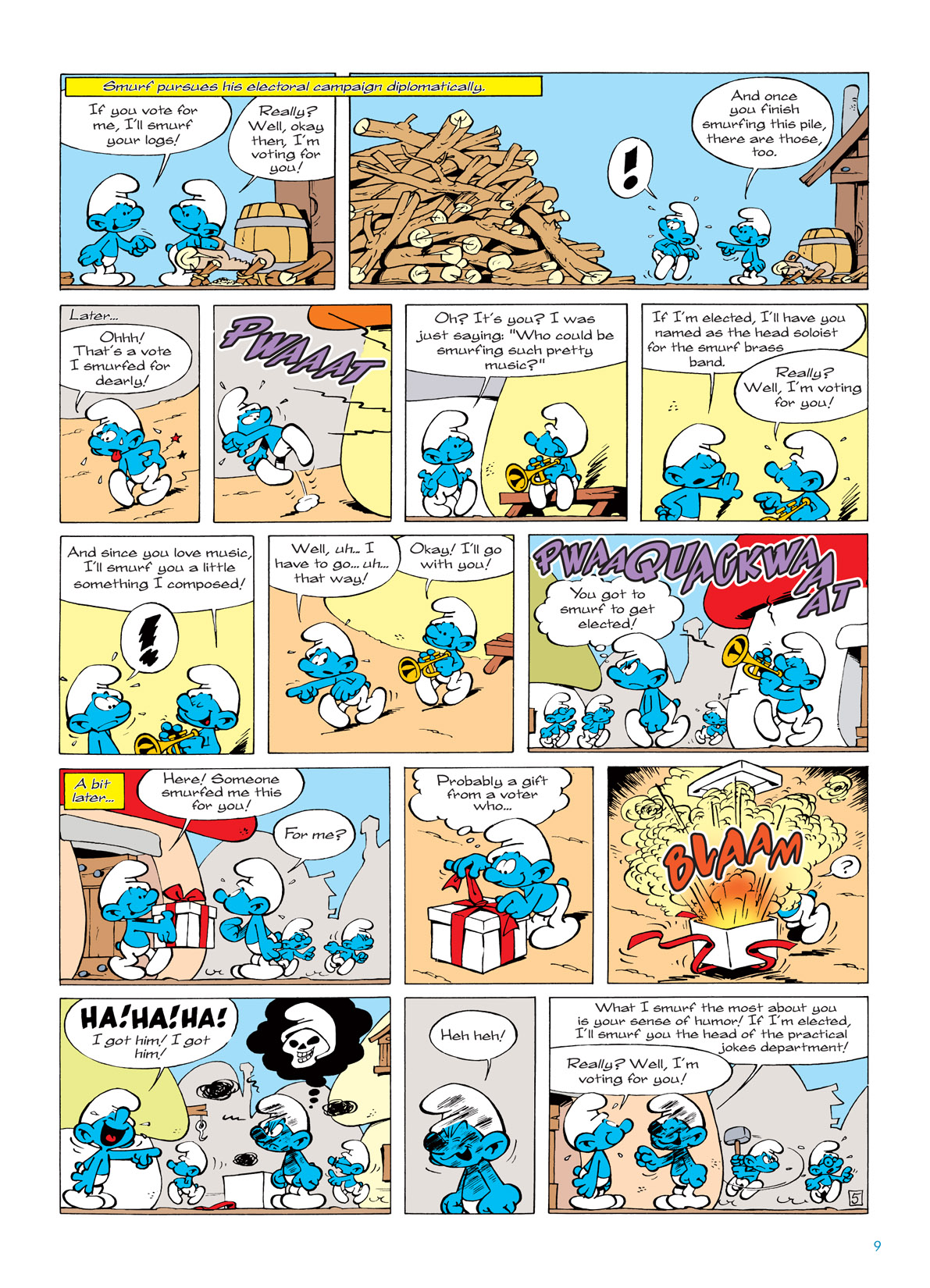 Read online The Smurfs comic -  Issue #3 - 9