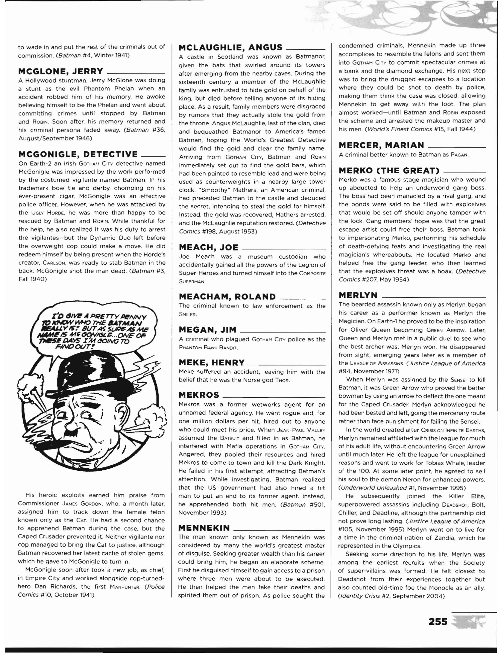 Read online The Essential Batman Encyclopedia comic -  Issue # TPB (Part 3) - 67