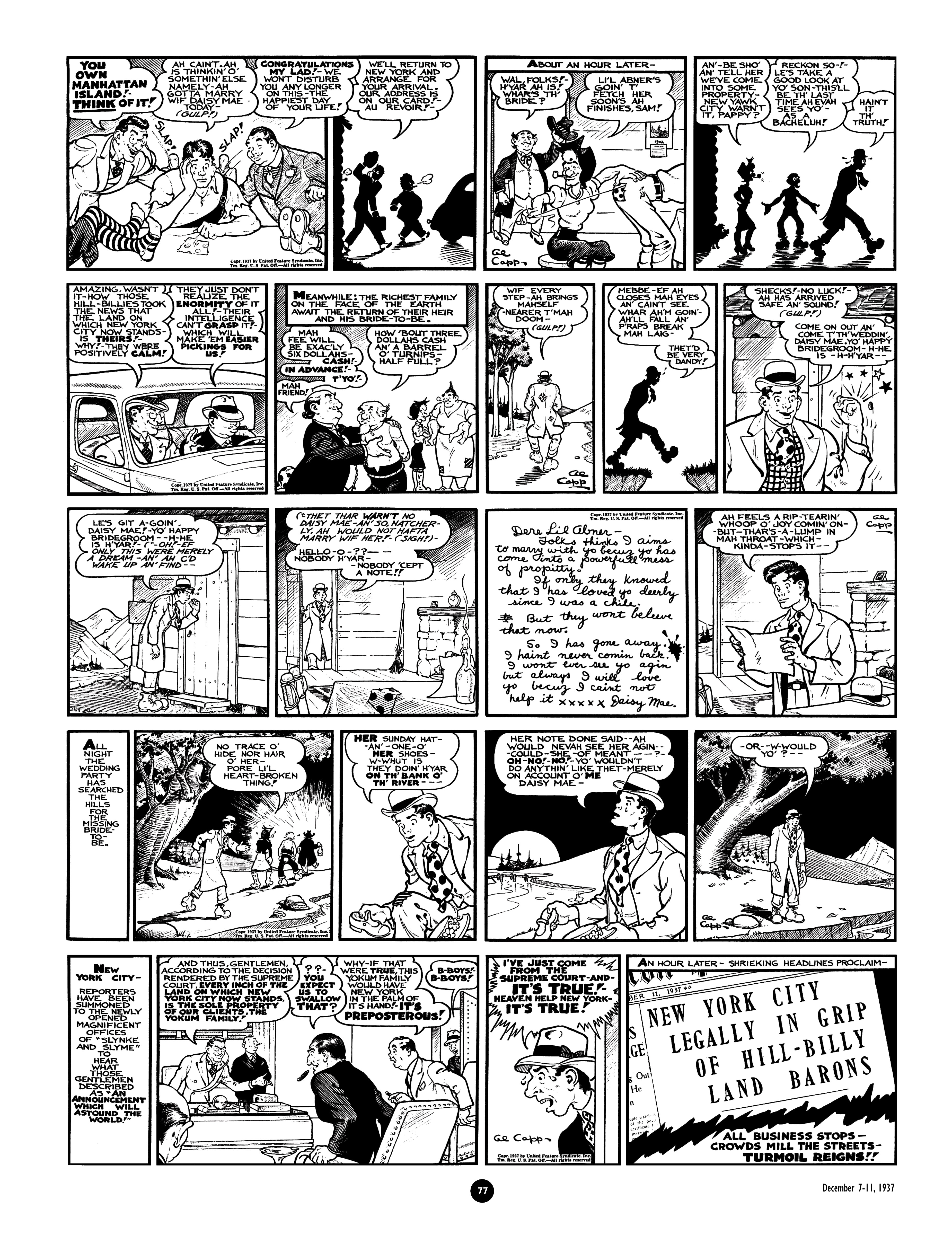 Read online Al Capp's Li'l Abner Complete Daily & Color Sunday Comics comic -  Issue # TPB 2 (Part 1) - 78