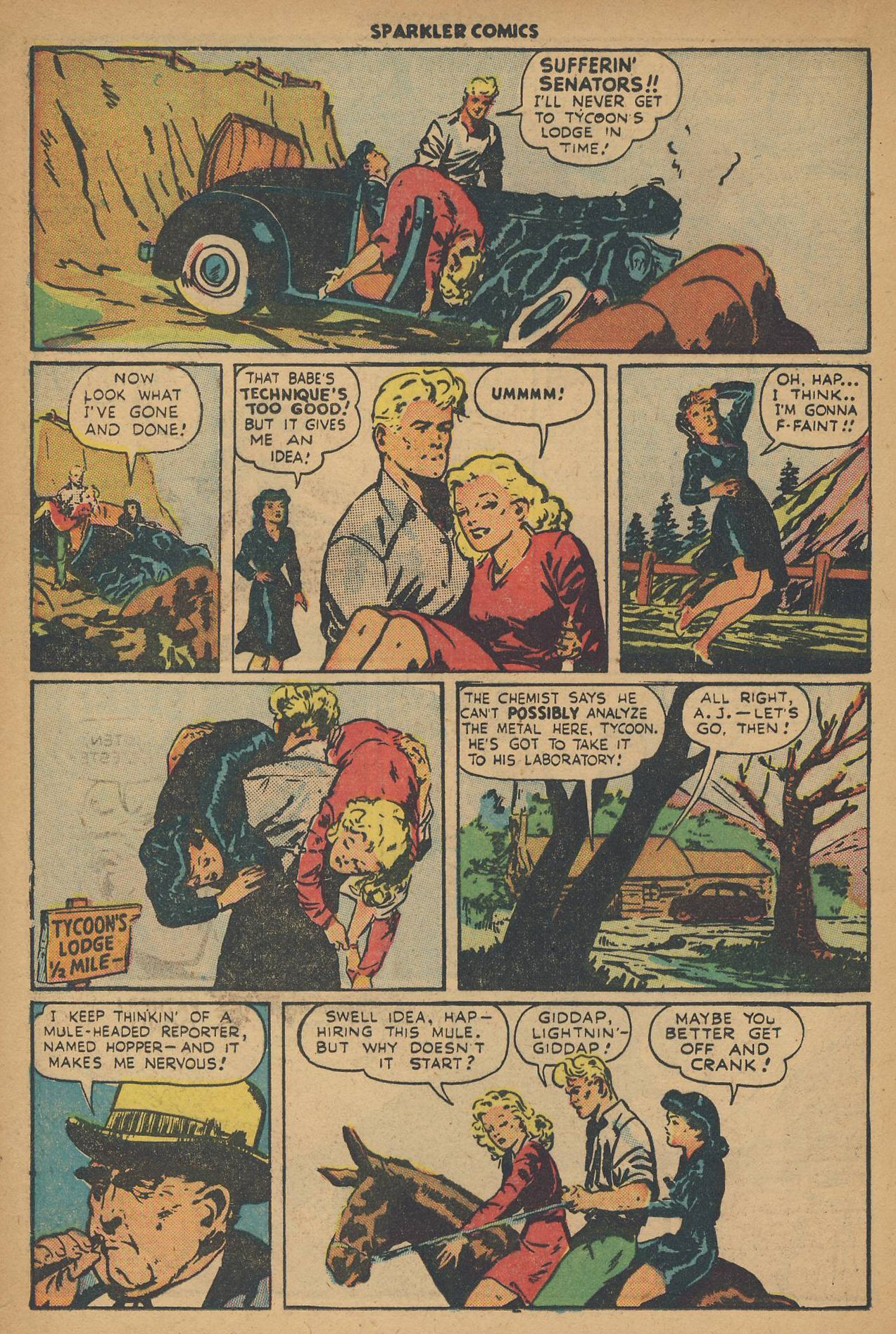 Read online Sparkler Comics comic -  Issue #49 - 24