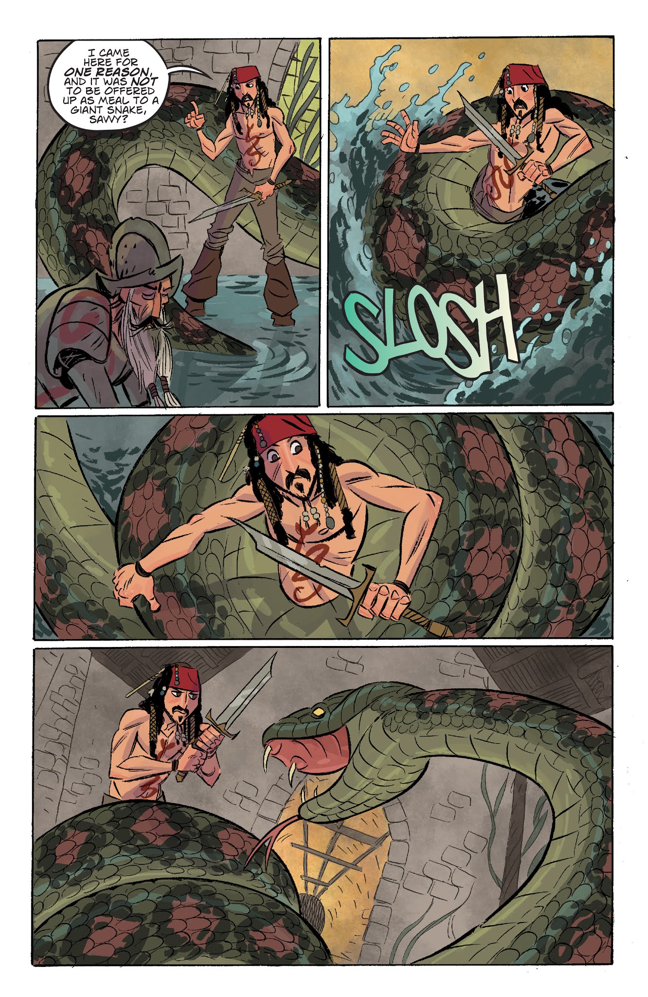 Read online Disney Pirates of the Caribbean comic -  Issue #4 - 19