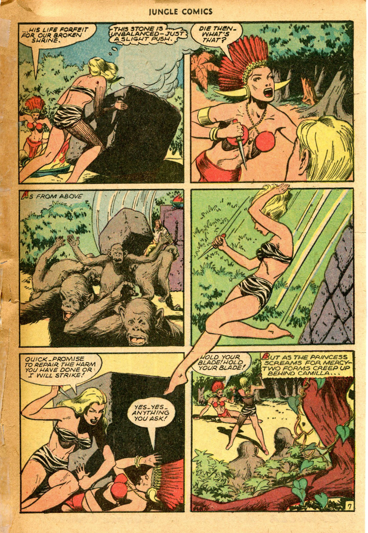 Read online Jungle Comics comic -  Issue #74 - 50