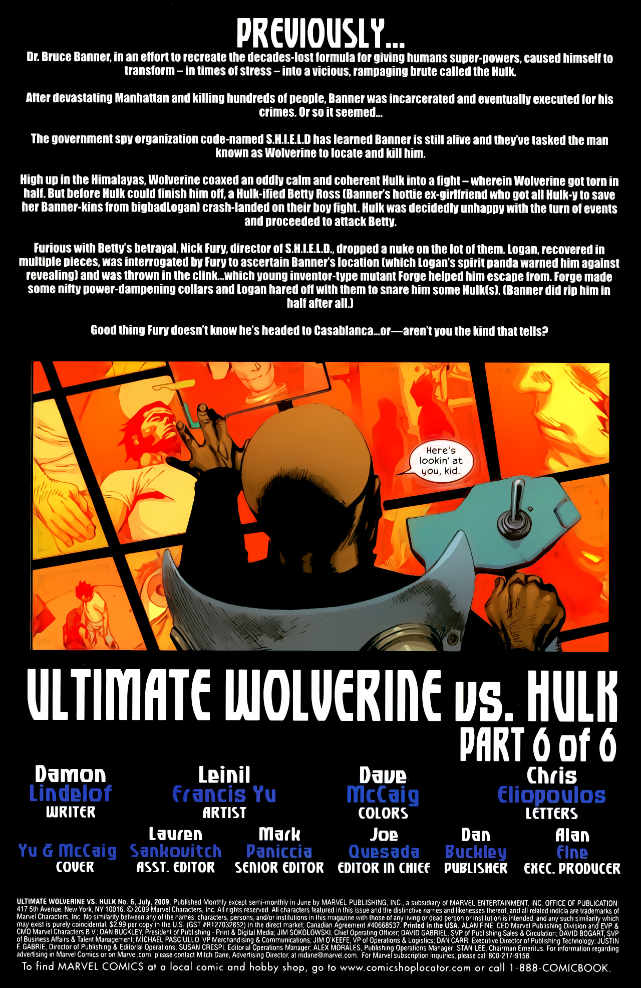 Read online Ultimate Wolverine vs. Hulk comic -  Issue #6 - 3