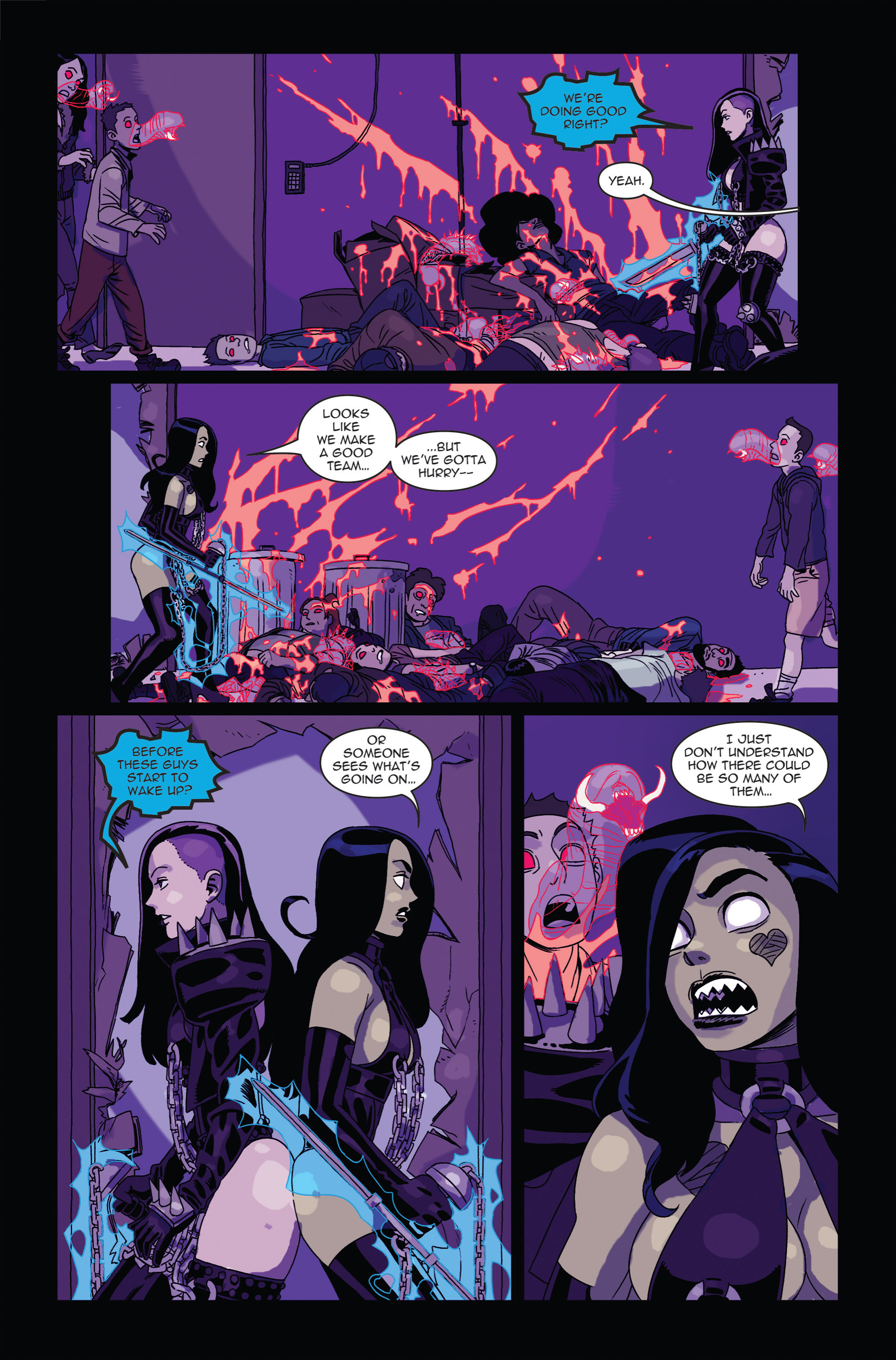 Read online Zombie Tramp vs: Vampblade comic -  Issue #2 - 22