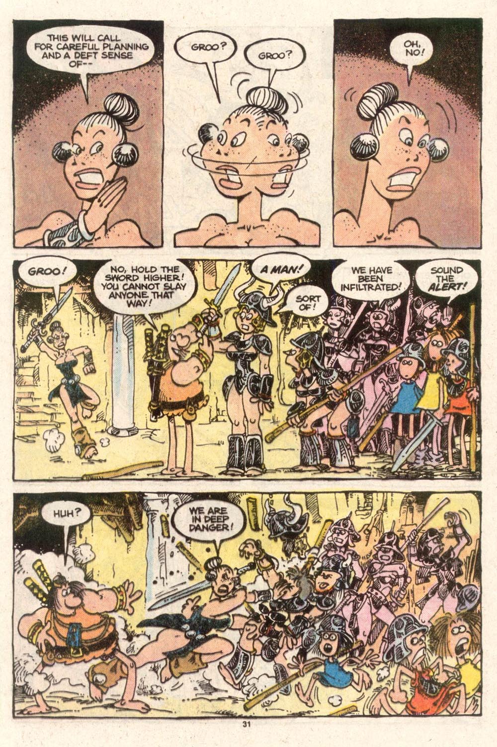 Read online Sergio Aragonés Groo the Wanderer comic -  Issue #50 - 31