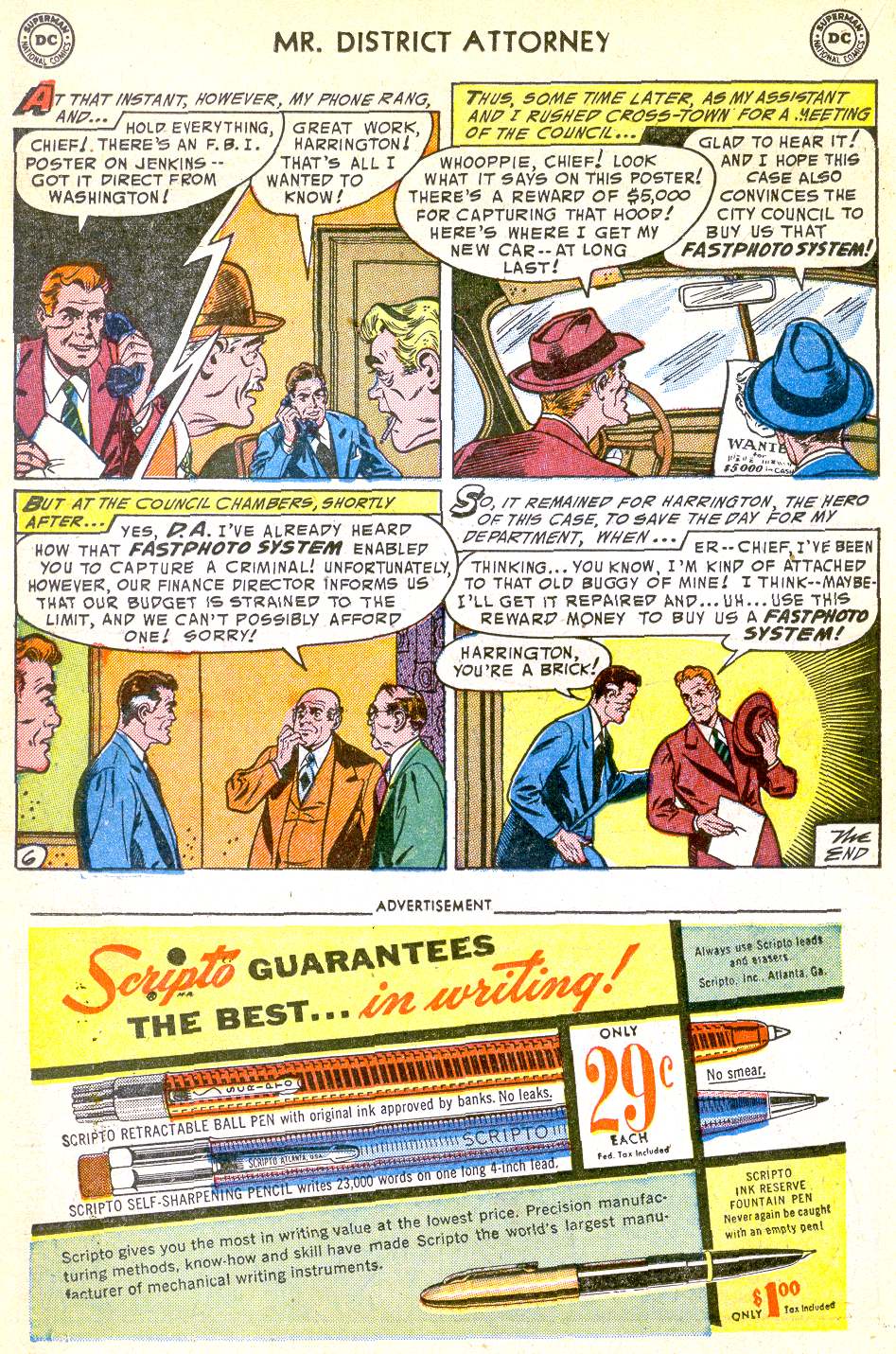 Read online Mr. District Attorney comic -  Issue #40 - 18
