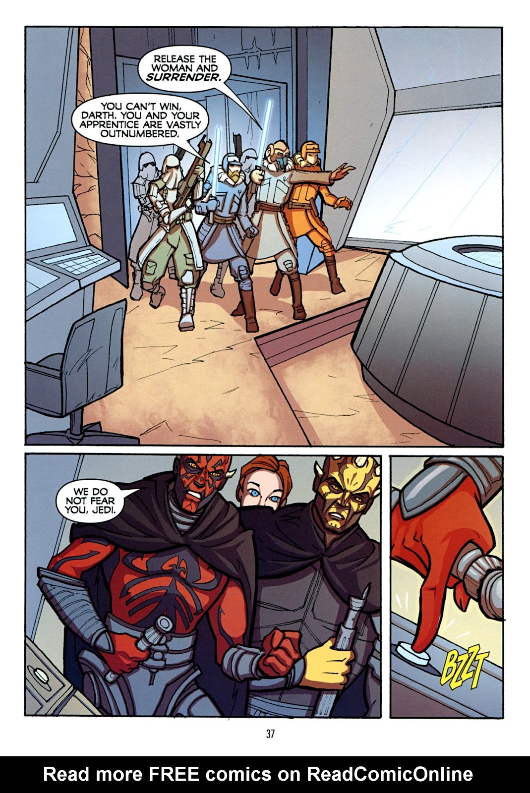 Star Wars: The Clone Wars - The Sith Hunters issue Full - Page 38
