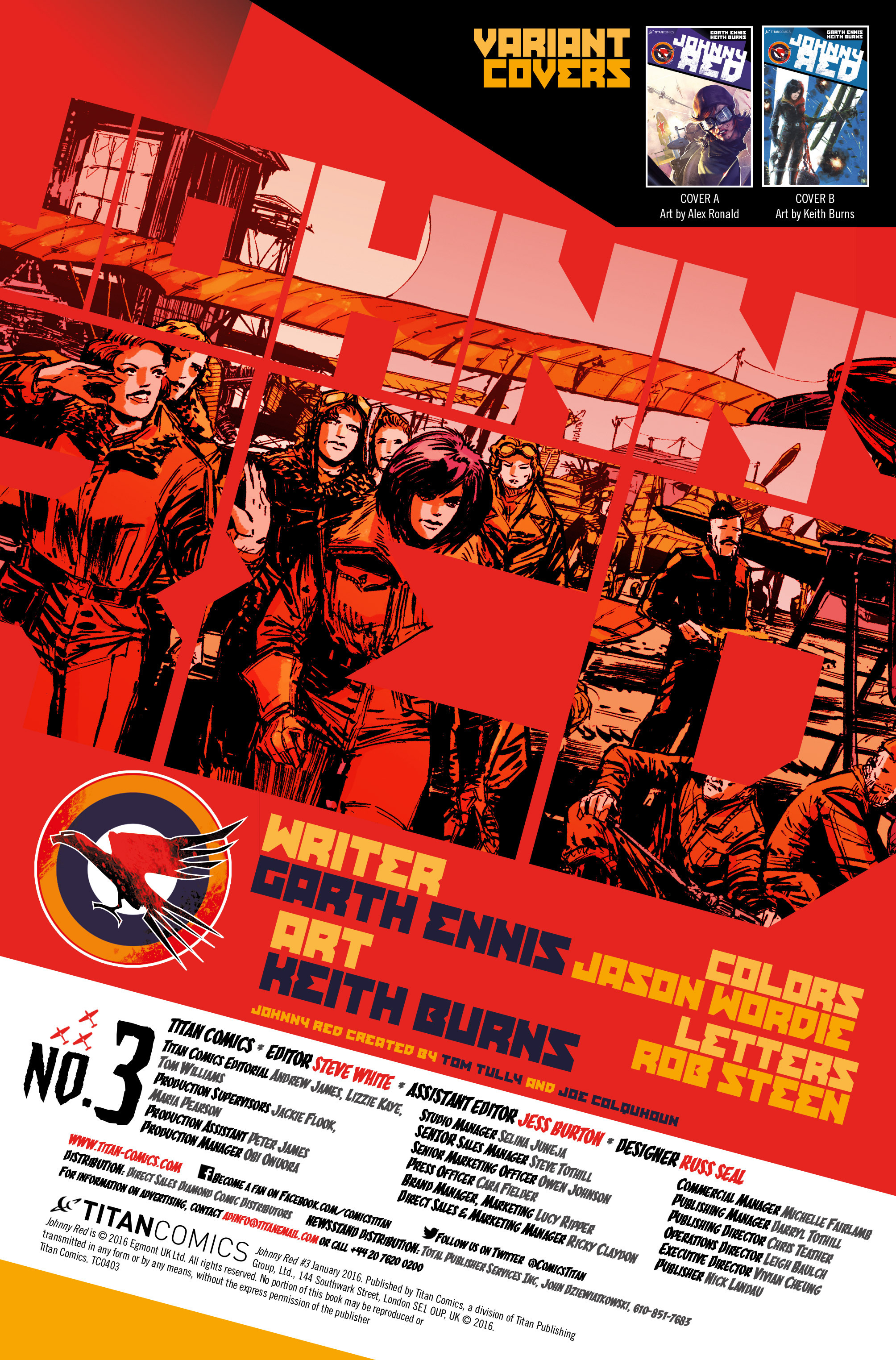 Read online Johnny Red comic -  Issue #3 - 2