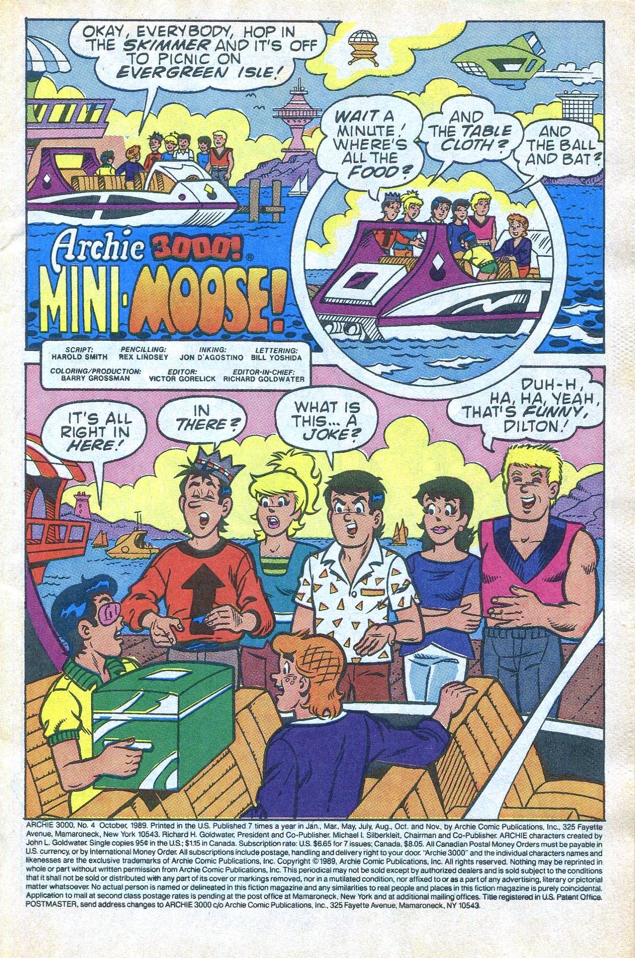 Read online Archie 3000! (1989) comic -  Issue #4 - 3