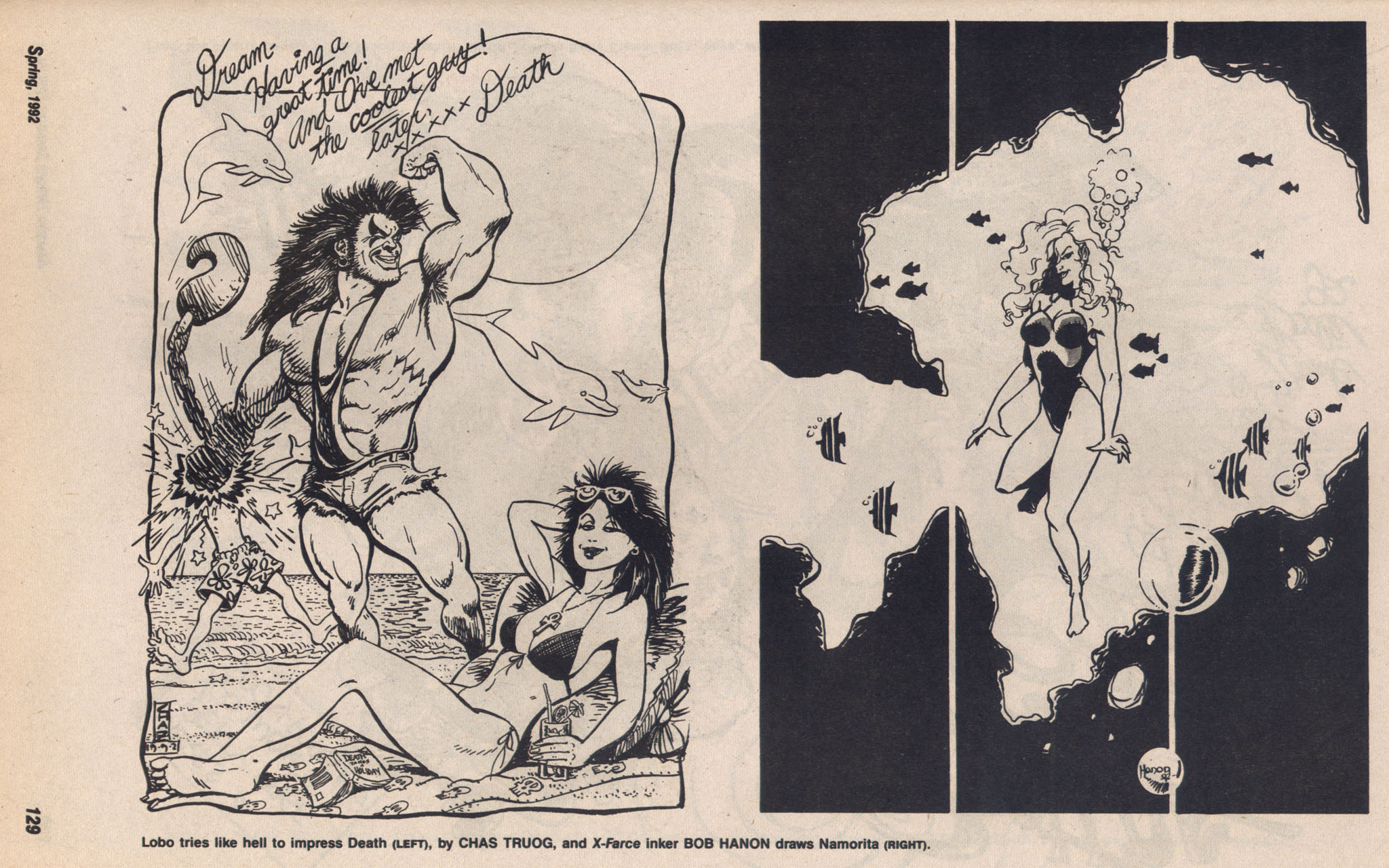 Read online Amazing Heroes Swimsuit Special comic -  Issue # TPB 3 - 128