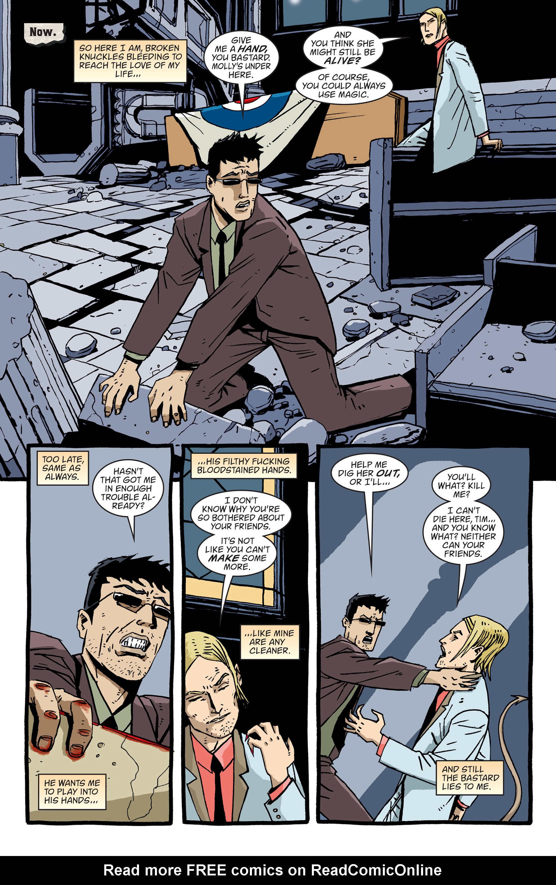 Read online Books of Magick: Life During Wartime comic -  Issue #7 - 17