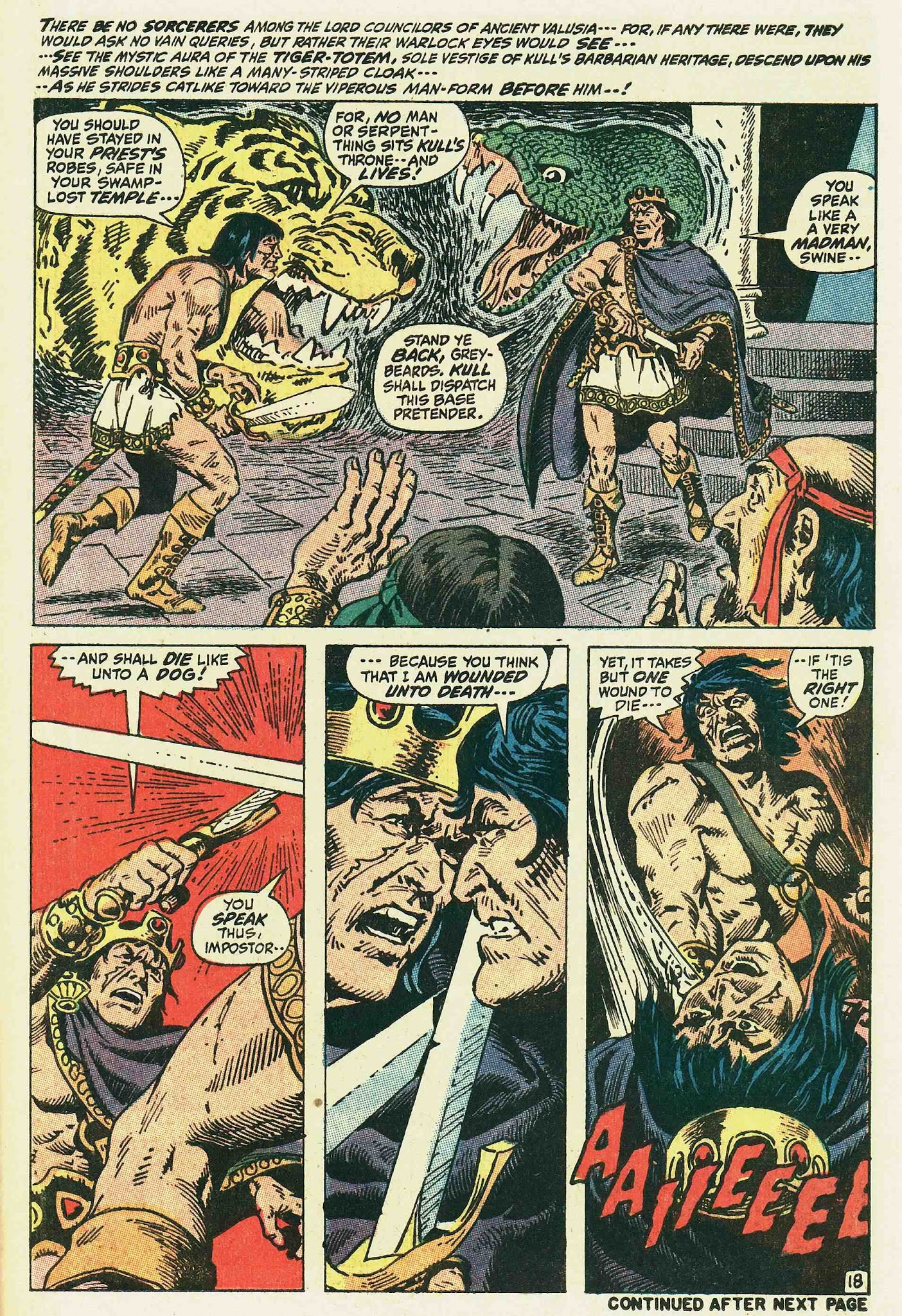 Read online Kull, the Conqueror (1971) comic -  Issue #2 - 19