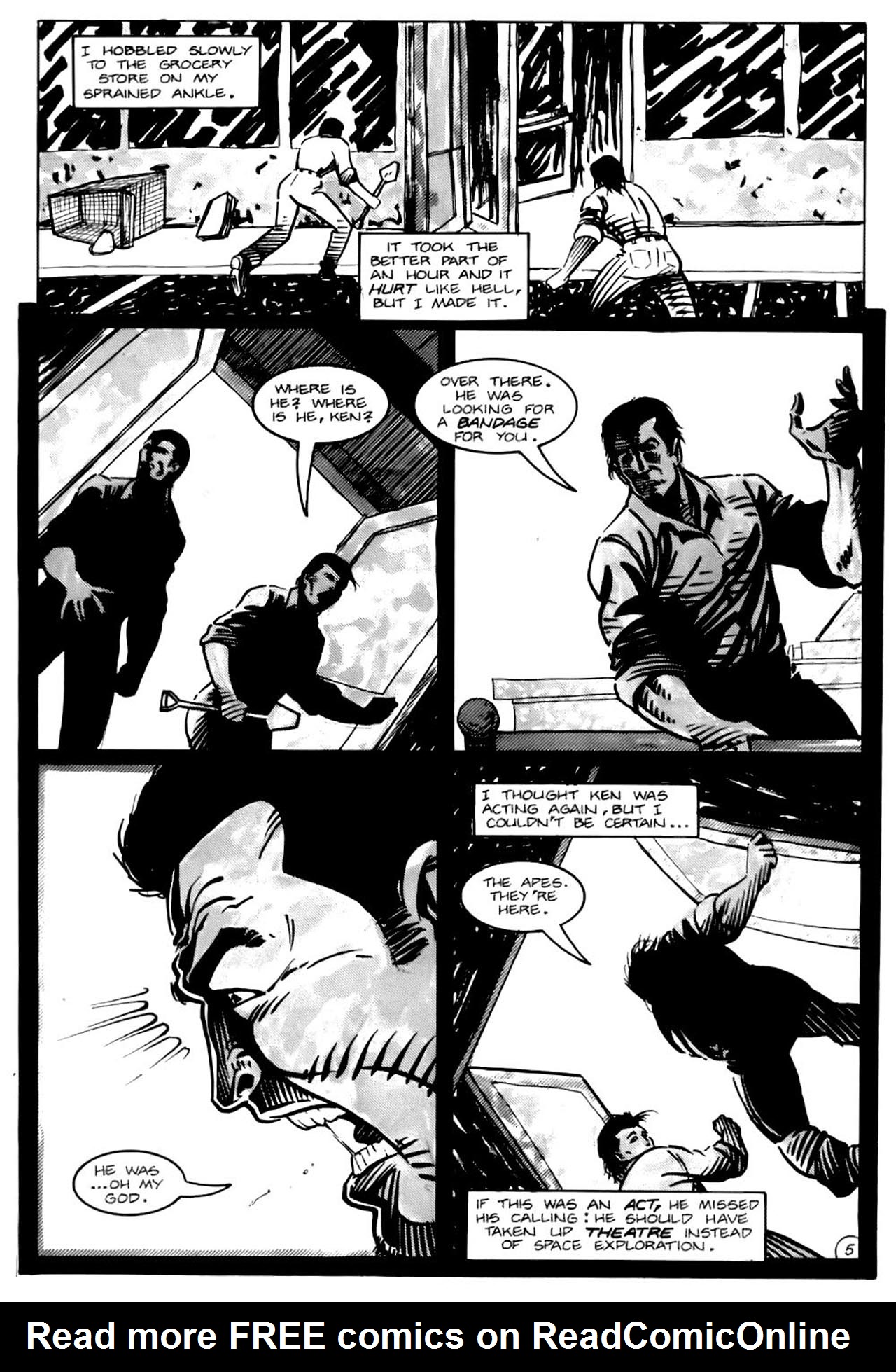 Read online Planet of the Apes (1990) comic -  Issue #17 - 7