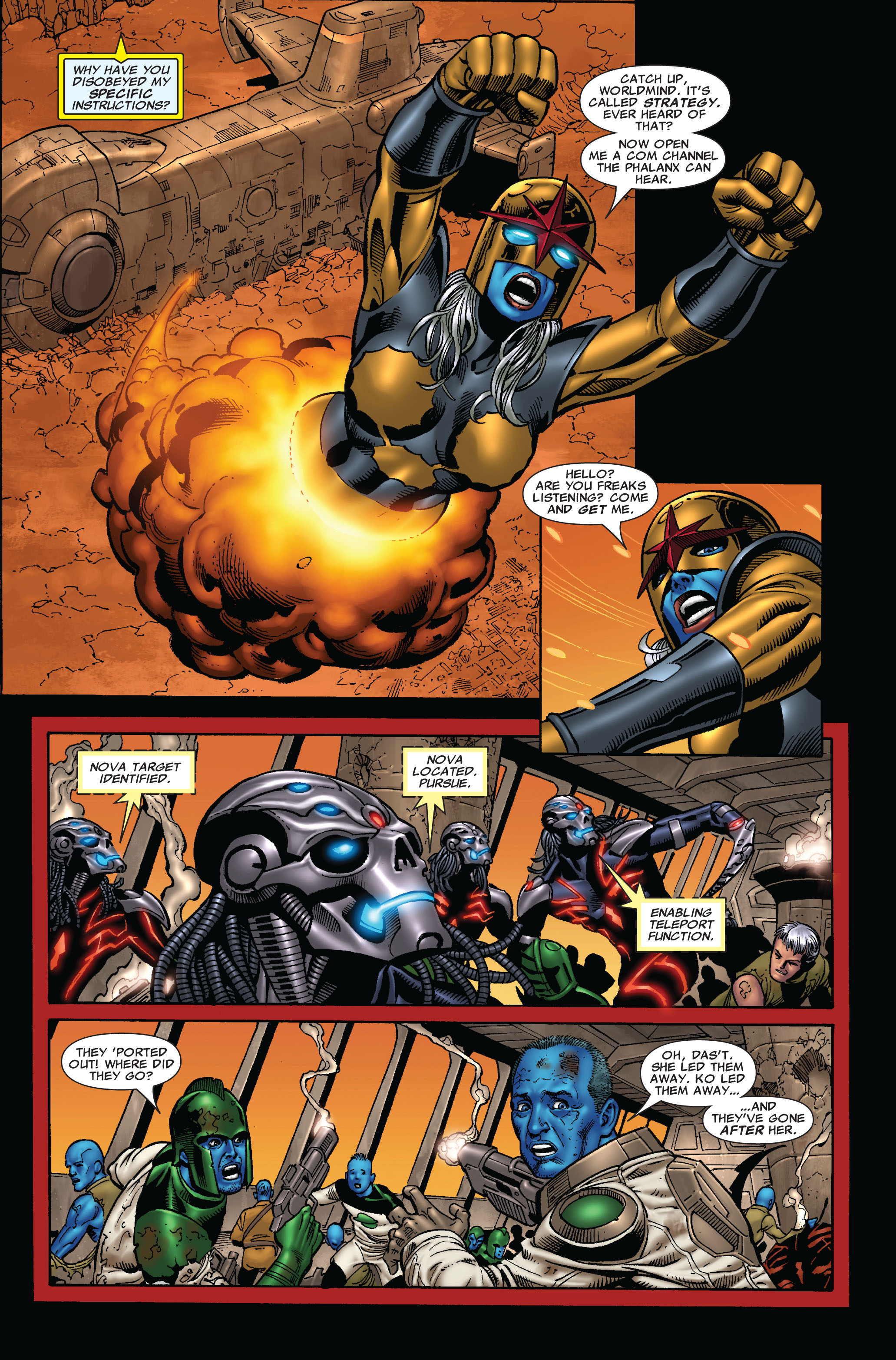 Read online Nova (2007) comic -  Issue #5 - 16
