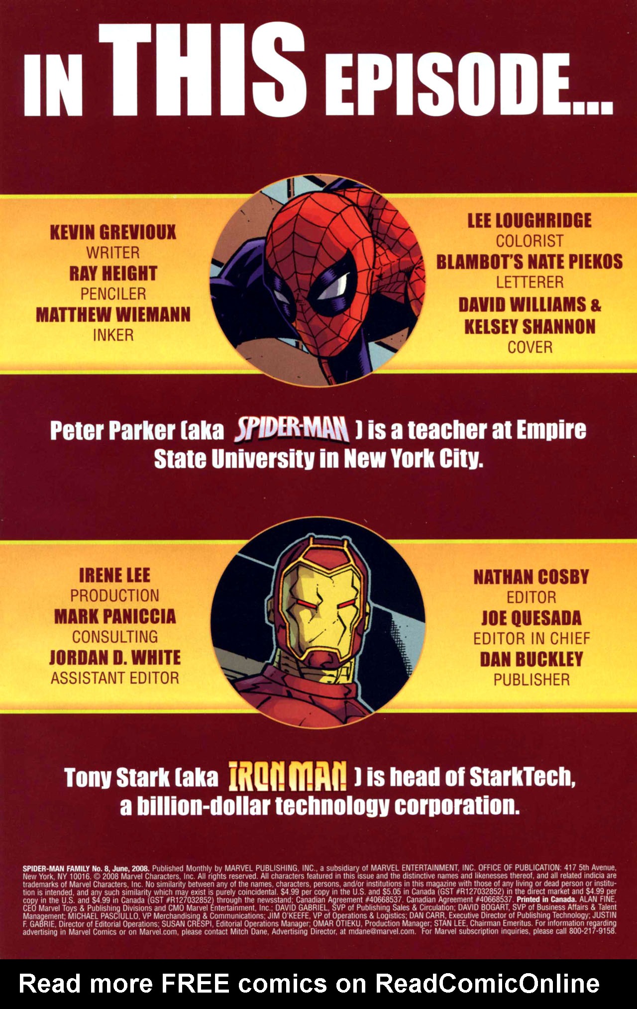 Read online Spider-Man Family comic -  Issue #8 - 2