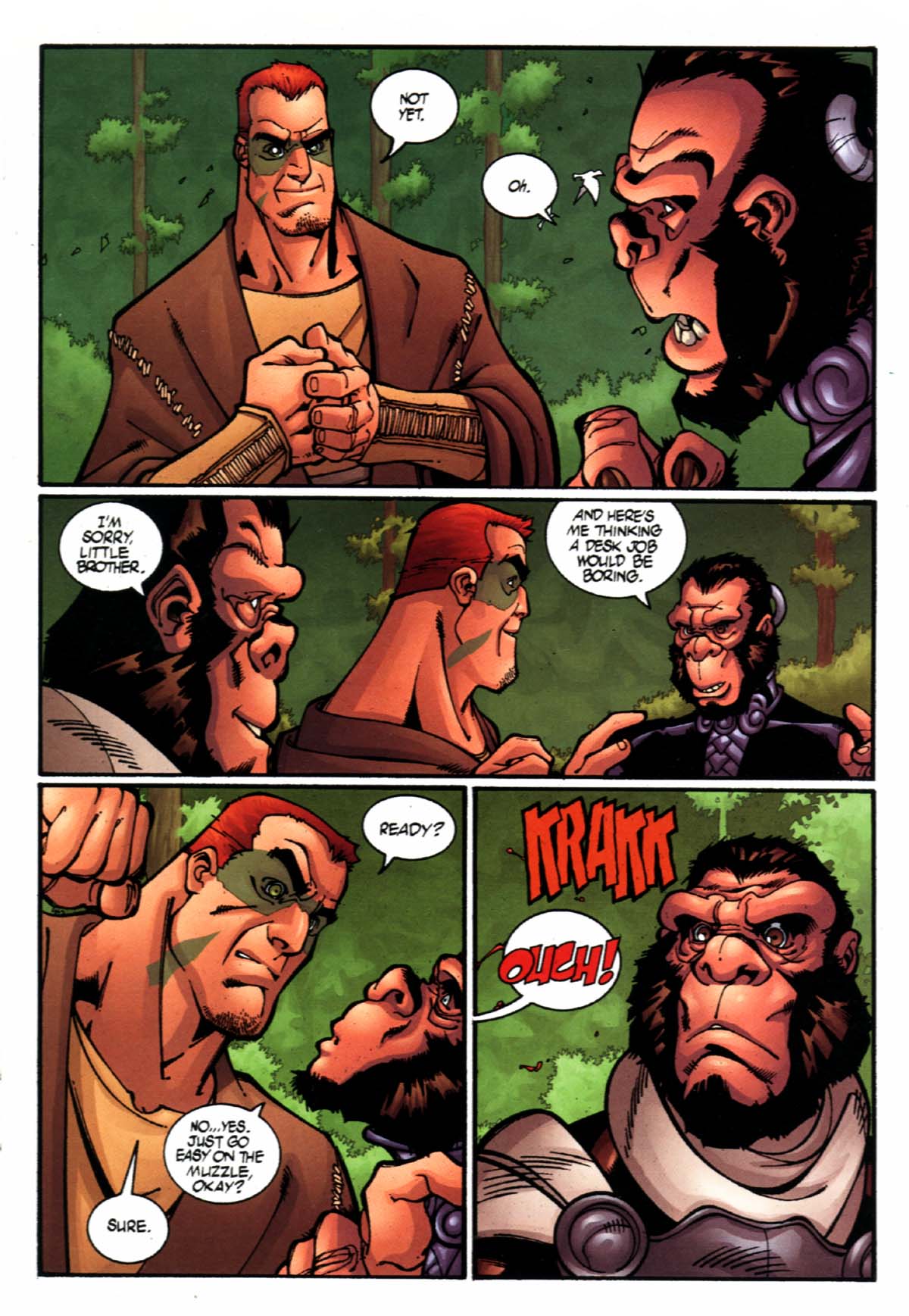 Read online Planet of the Apes: The Human War comic -  Issue #2 - 9