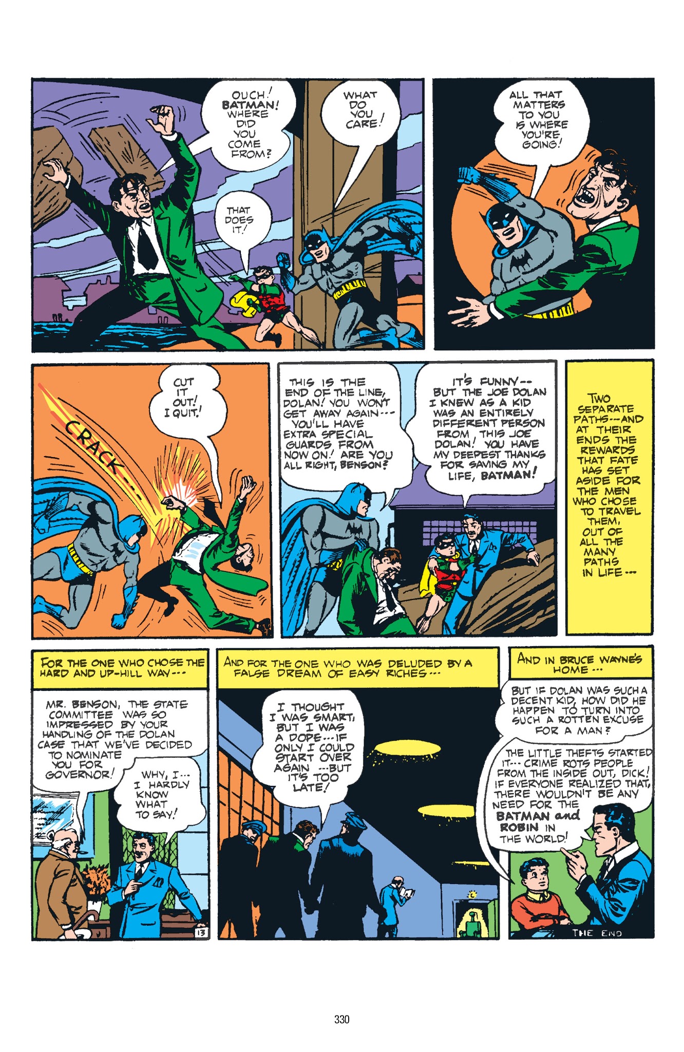 Read online Batman: The Golden Age Omnibus comic -  Issue # TPB 3 - 330