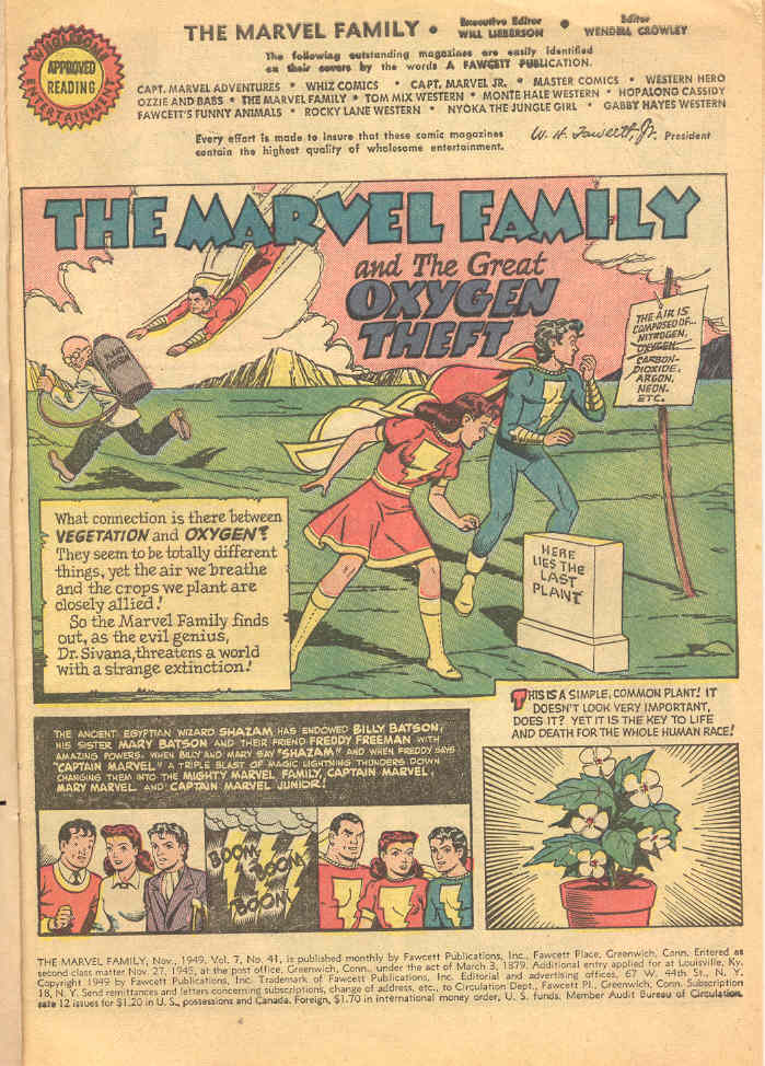 Read online The Marvel Family comic -  Issue #41 - 3