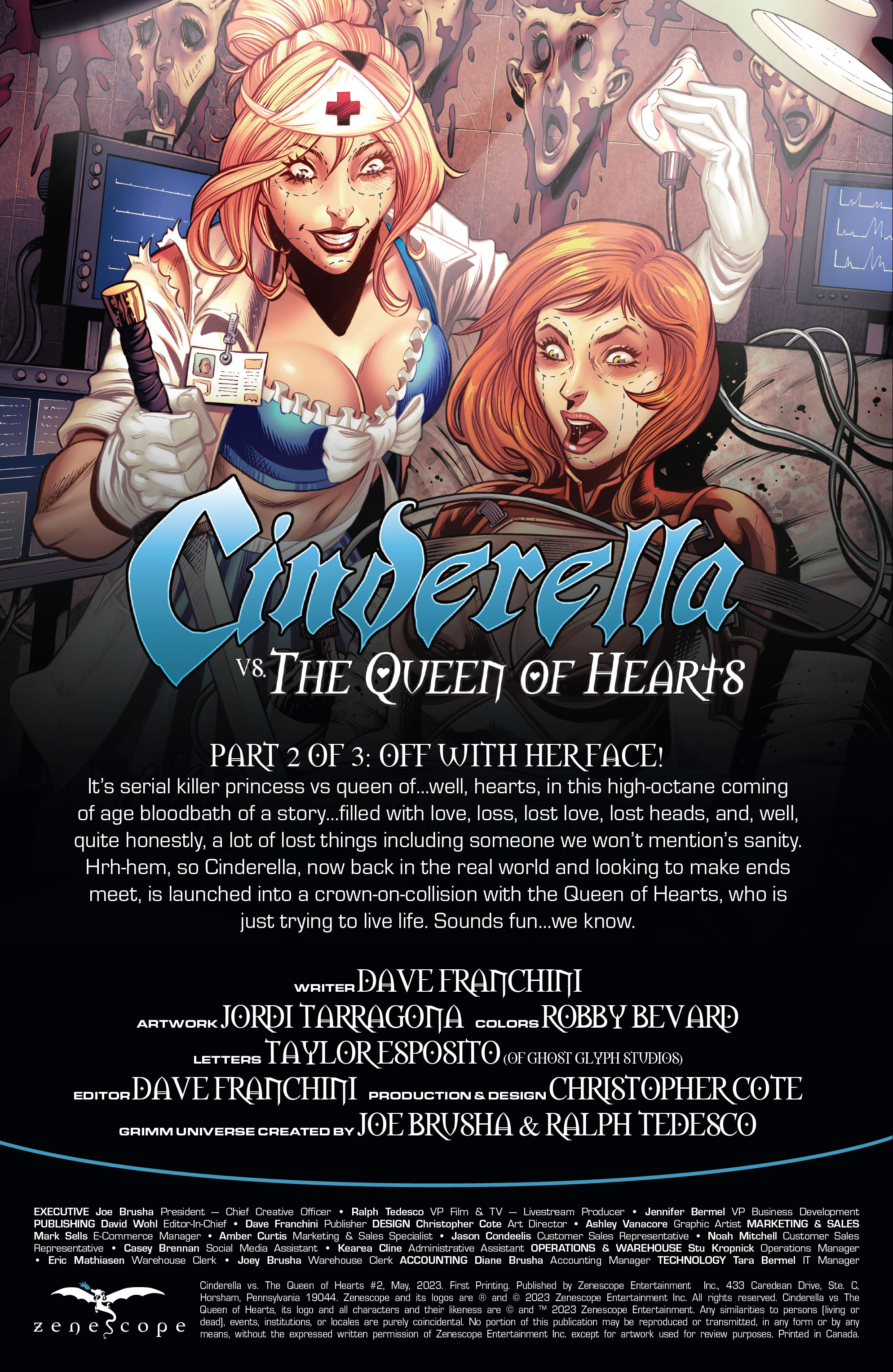 Read online Cinderella vs The Queen of Hearts comic -  Issue #2 - 2