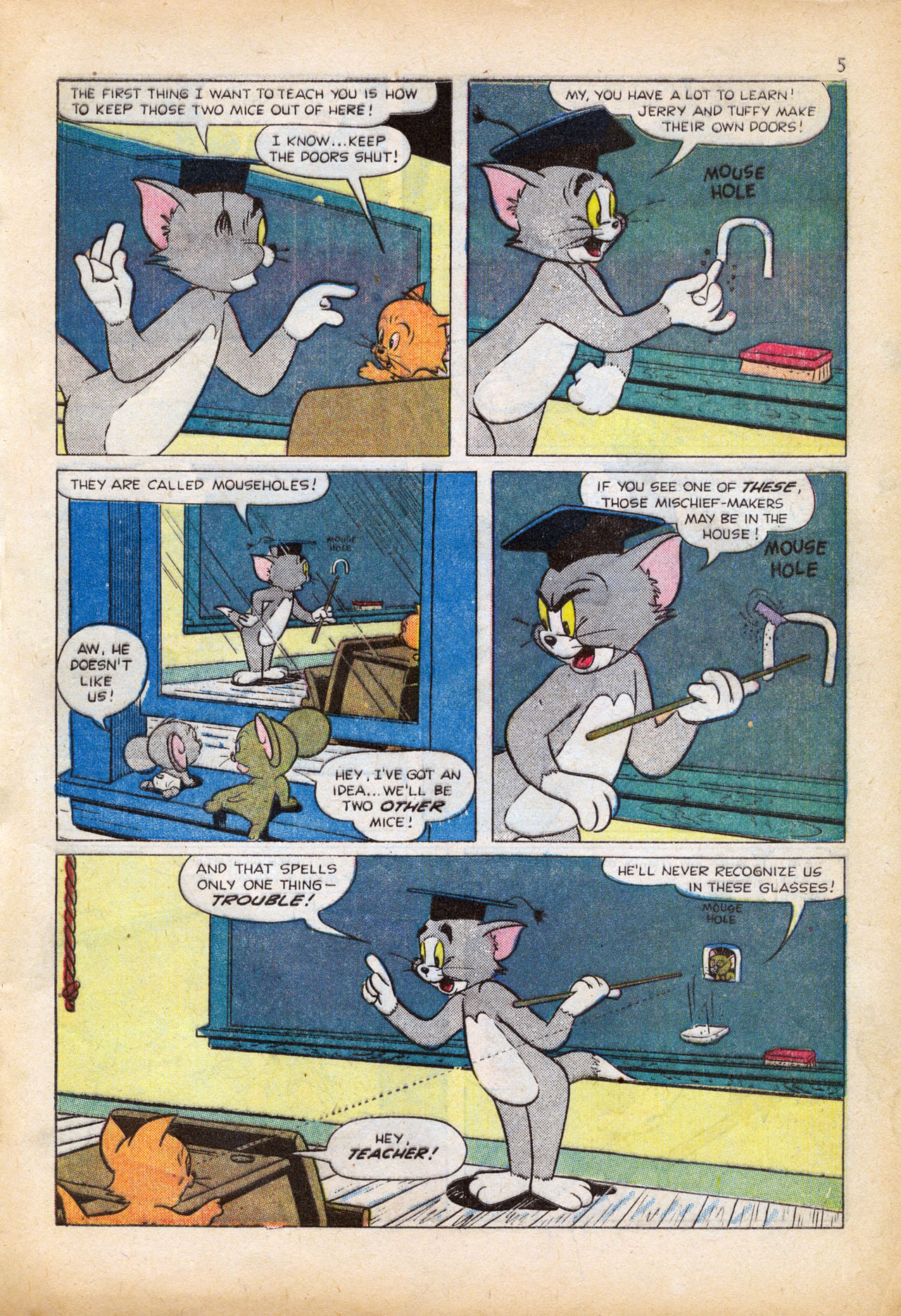 Read online Tom & Jerry's Back to School comic -  Issue # TPB - 7