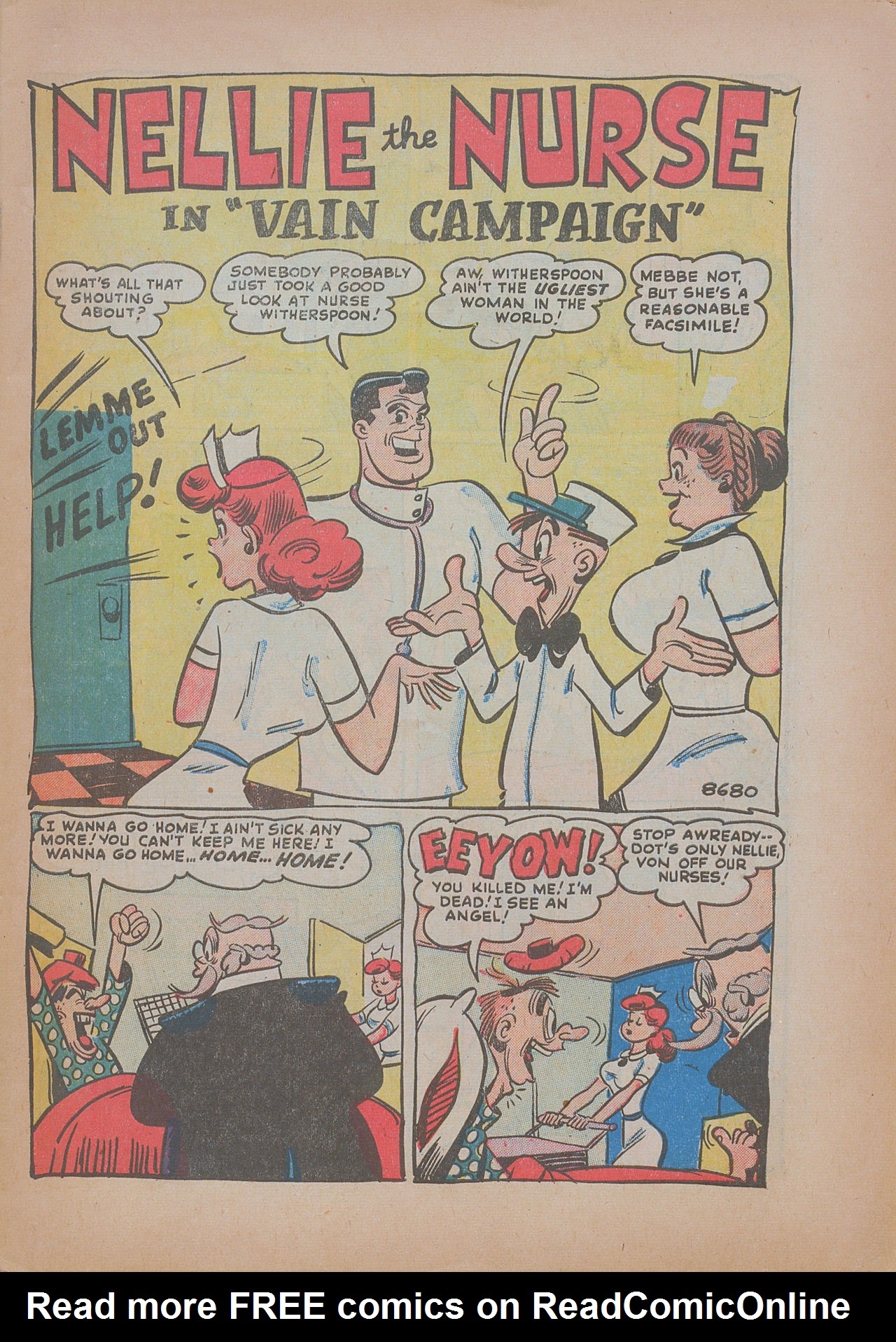 Read online Nellie The Nurse (1945) comic -  Issue #30 - 3