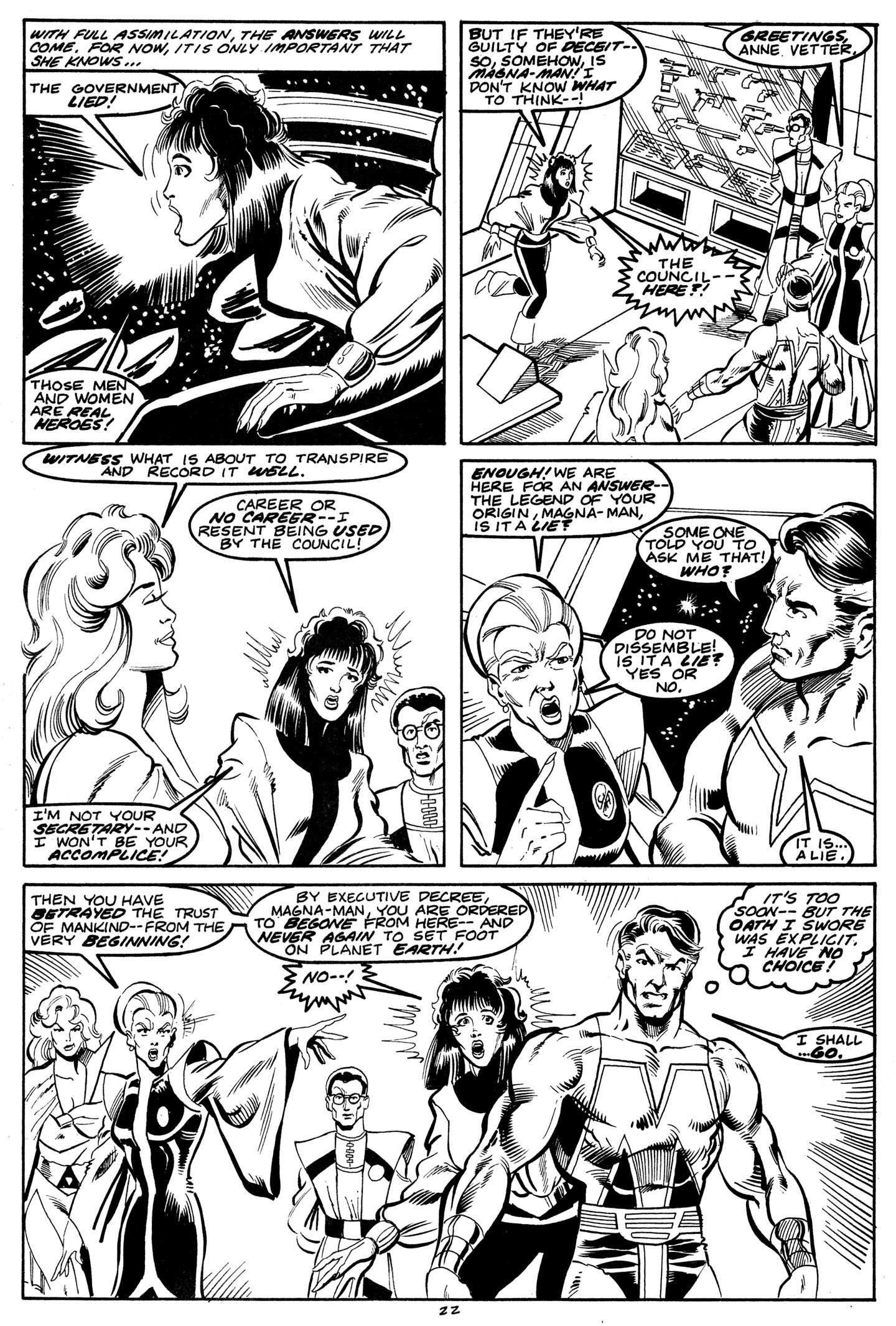 Read online Magna-Man: The Last Superhero comic -  Issue #1 - 21