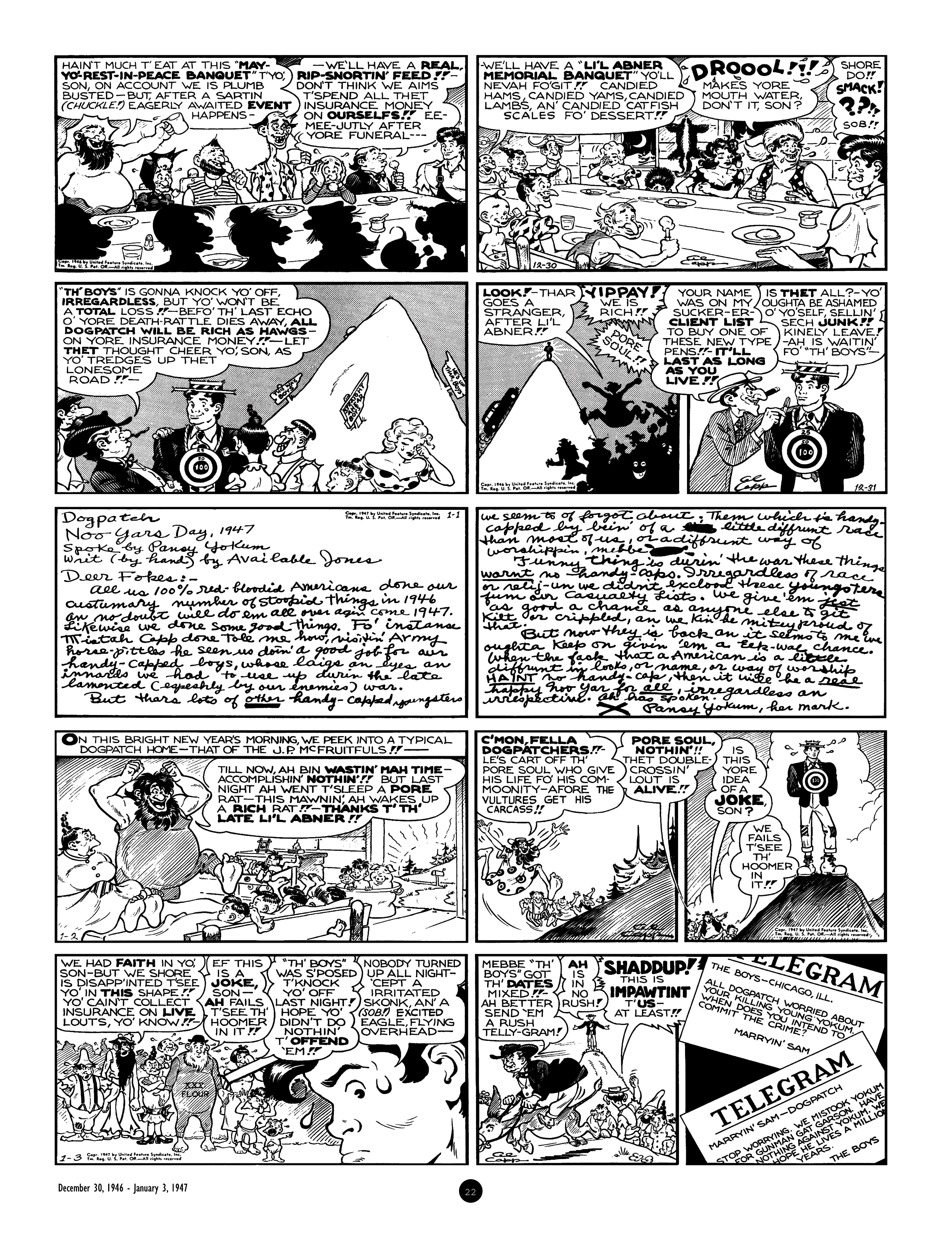 Read online Al Capp's Li'l Abner Complete Daily & Color Sunday Comics comic -  Issue # TPB 7 (Part 1) - 22
