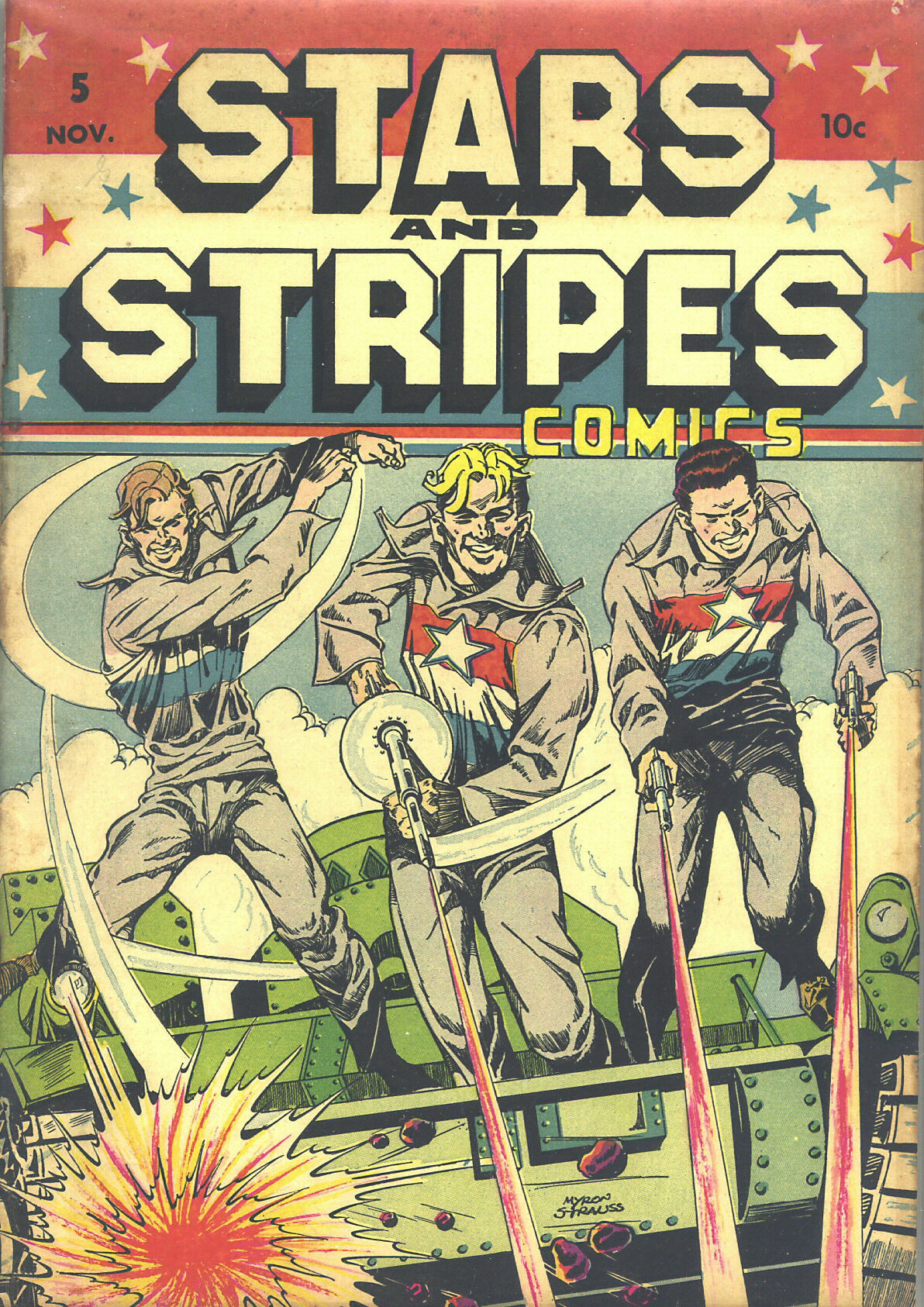 Read online Stars and Stripes Comics comic -  Issue #5 - 1