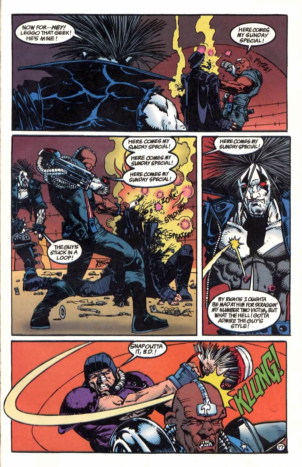 Read online Lobo: Unamerican Gladiators comic -  Issue #4 - 18