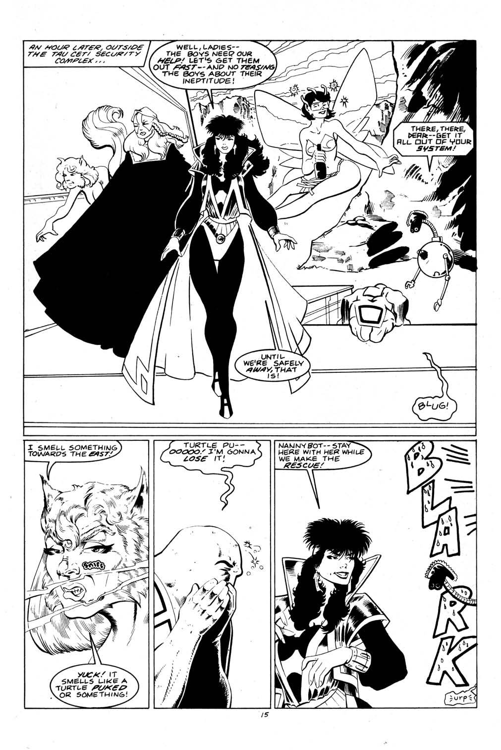 Read online Aristocratic Xtraterrestrial Time-Traveling Thieves comic -  Issue #12 - 17