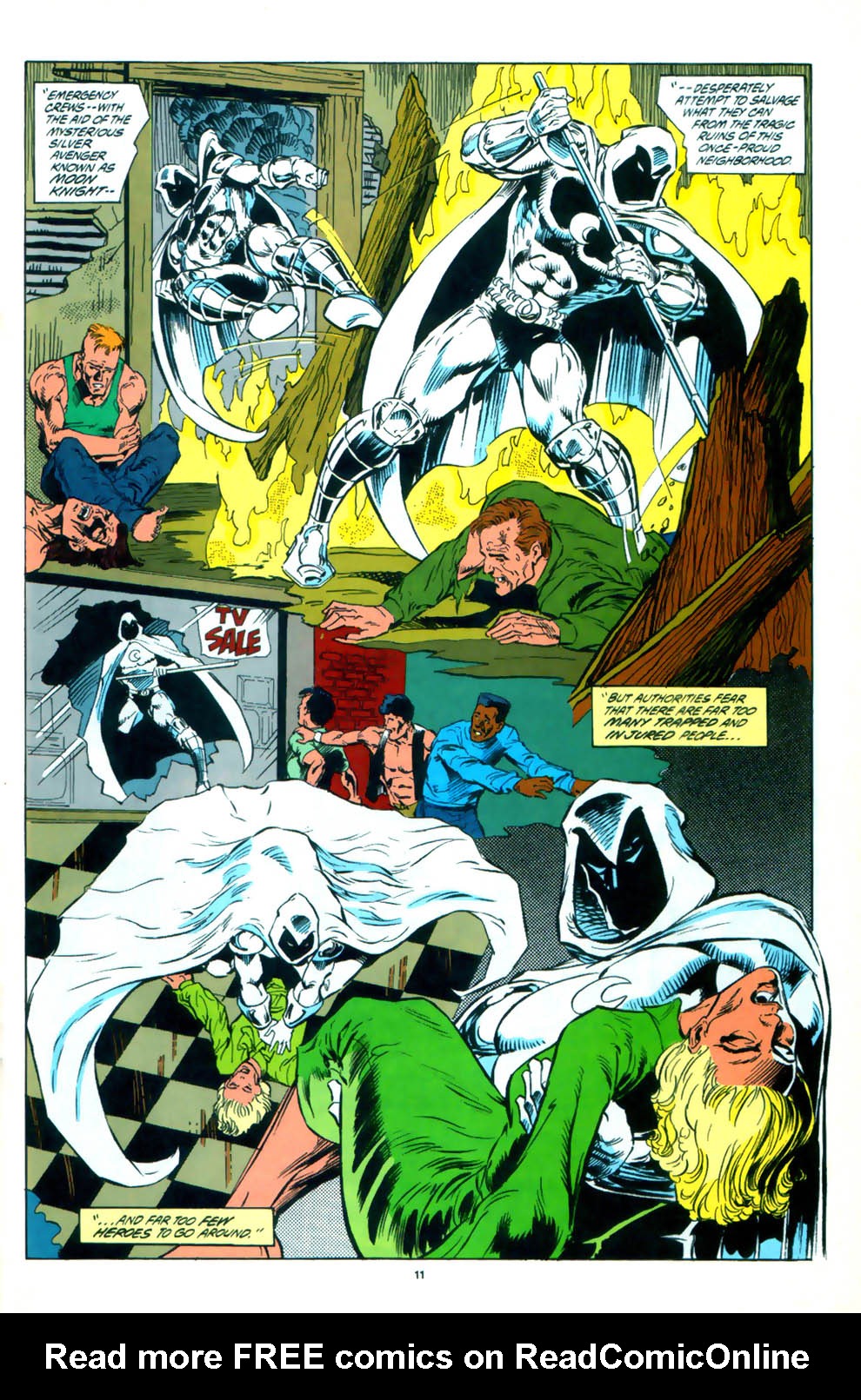 Read online Marc Spector: Moon Knight comic -  Issue #51 - 8