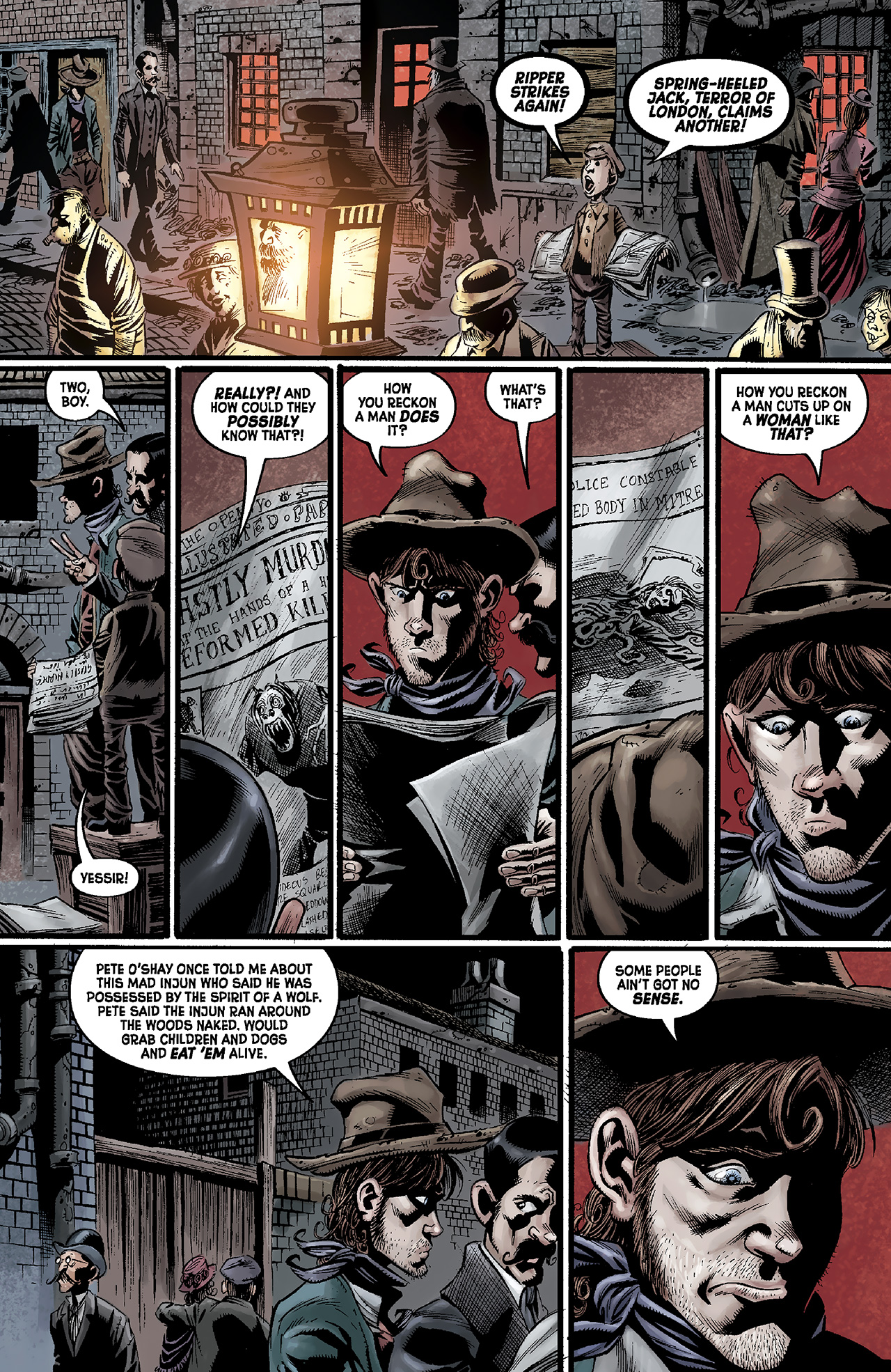 Read online Billy the Kid's Old Timey Oddities and the Ghastly Fiend of London comic -  Issue #1 - 13