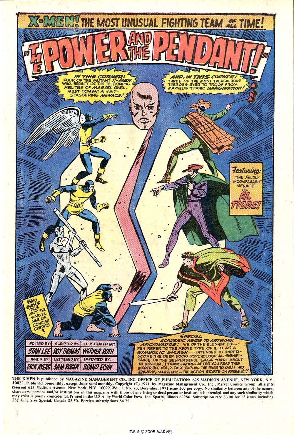 Read online Uncanny X-Men (1963) comic -  Issue #73 - 3