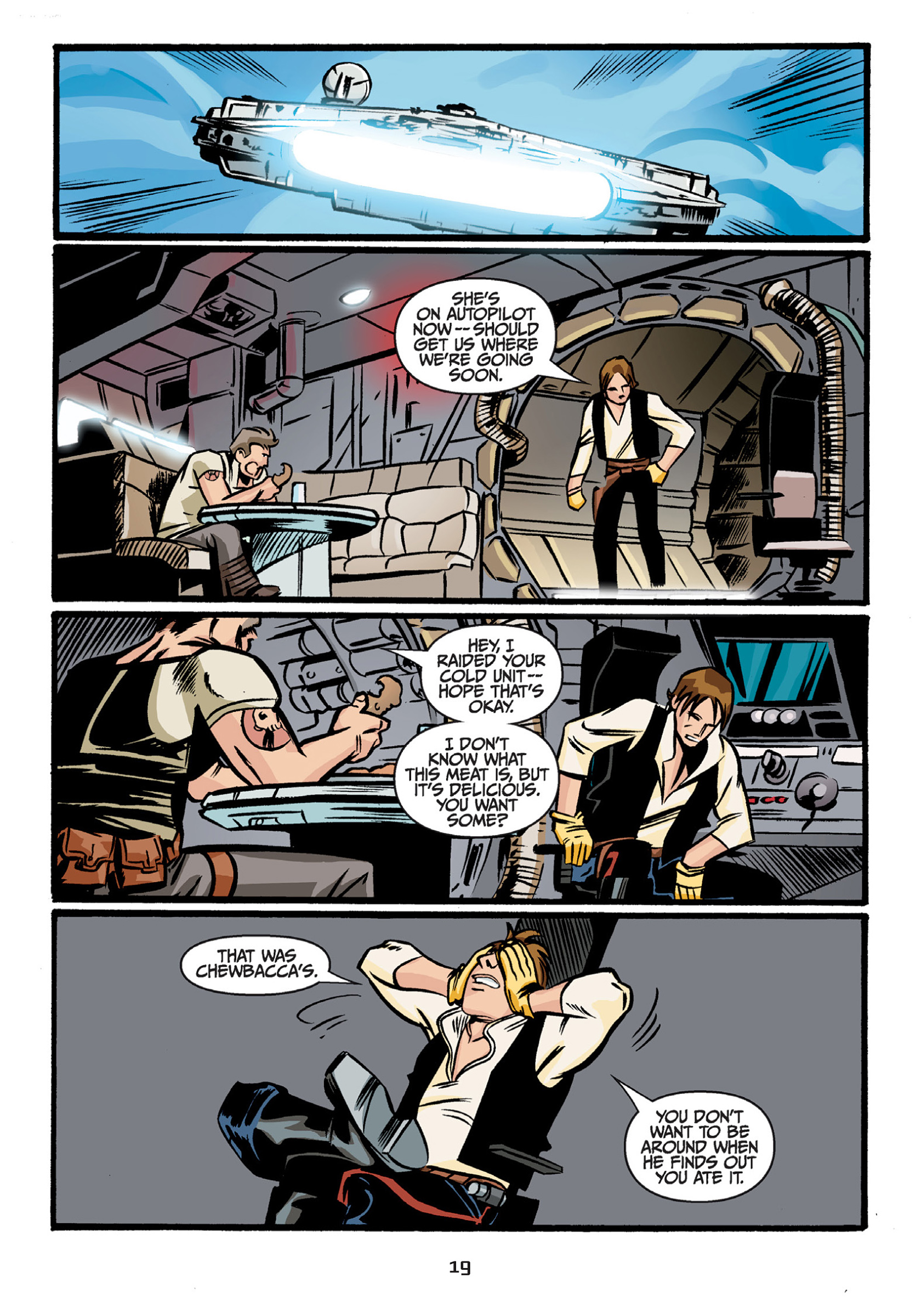 Read online Star Wars Adventures comic -  Issue # Issue Han Solo and the Hollow Moon of Khorya - 21