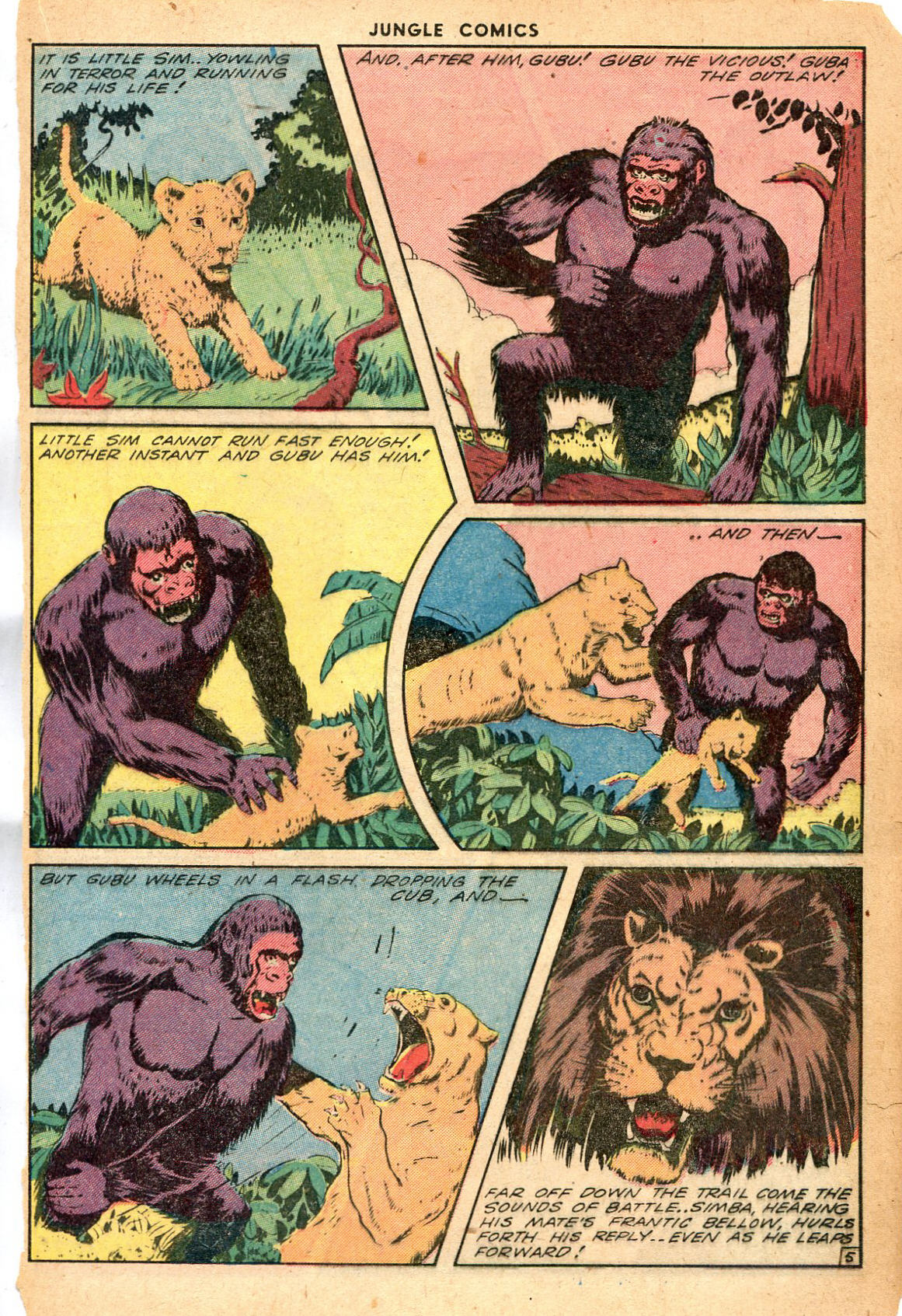 Read online Jungle Comics comic -  Issue #55 - 20